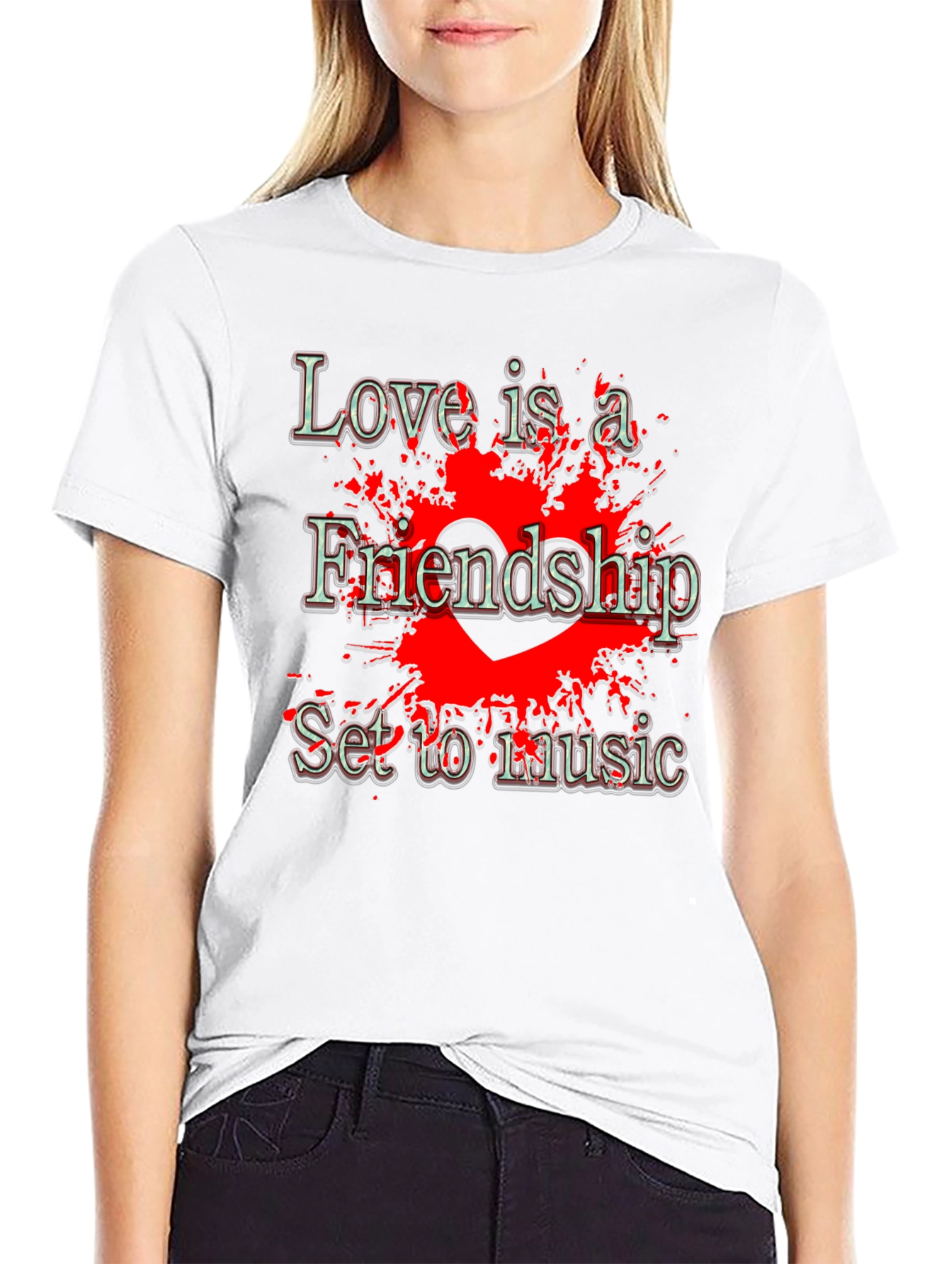 Love and Friendship Music T-Shirt