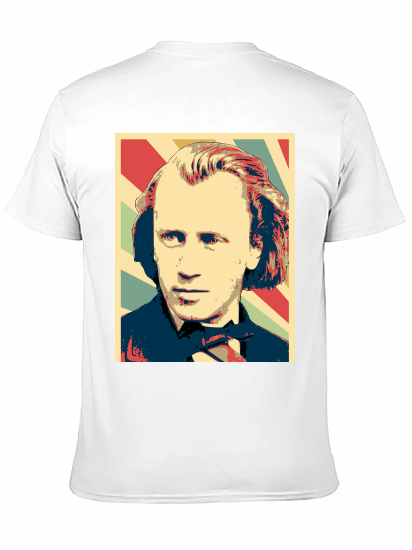 Johannes Brahms Graphic Tee - Classic Composer Portrait