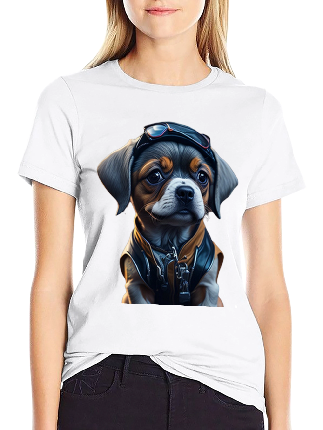 Cool Pup Tee: Pilot Dog Design