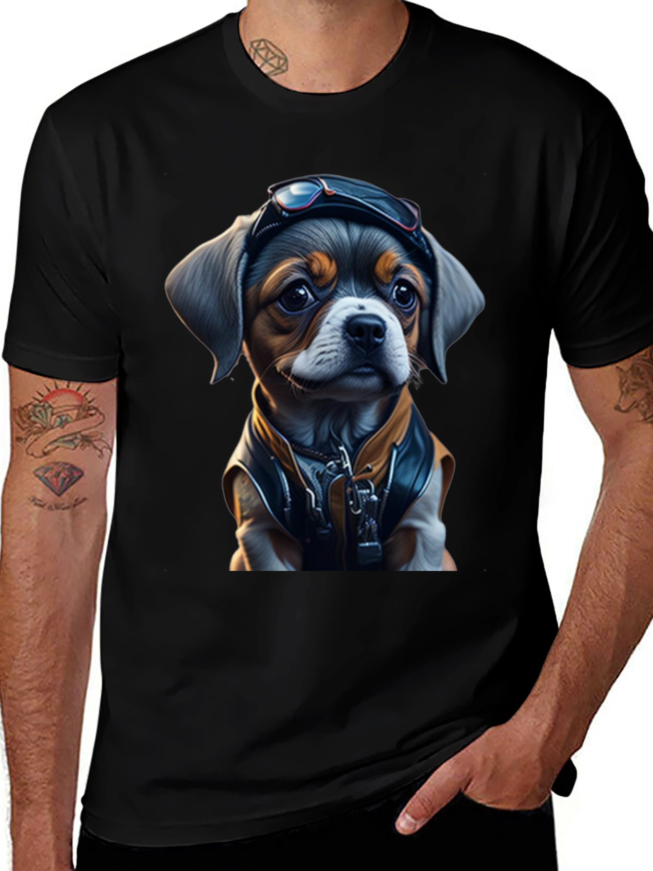 Cool Pup Tee: Pilot Dog Design
