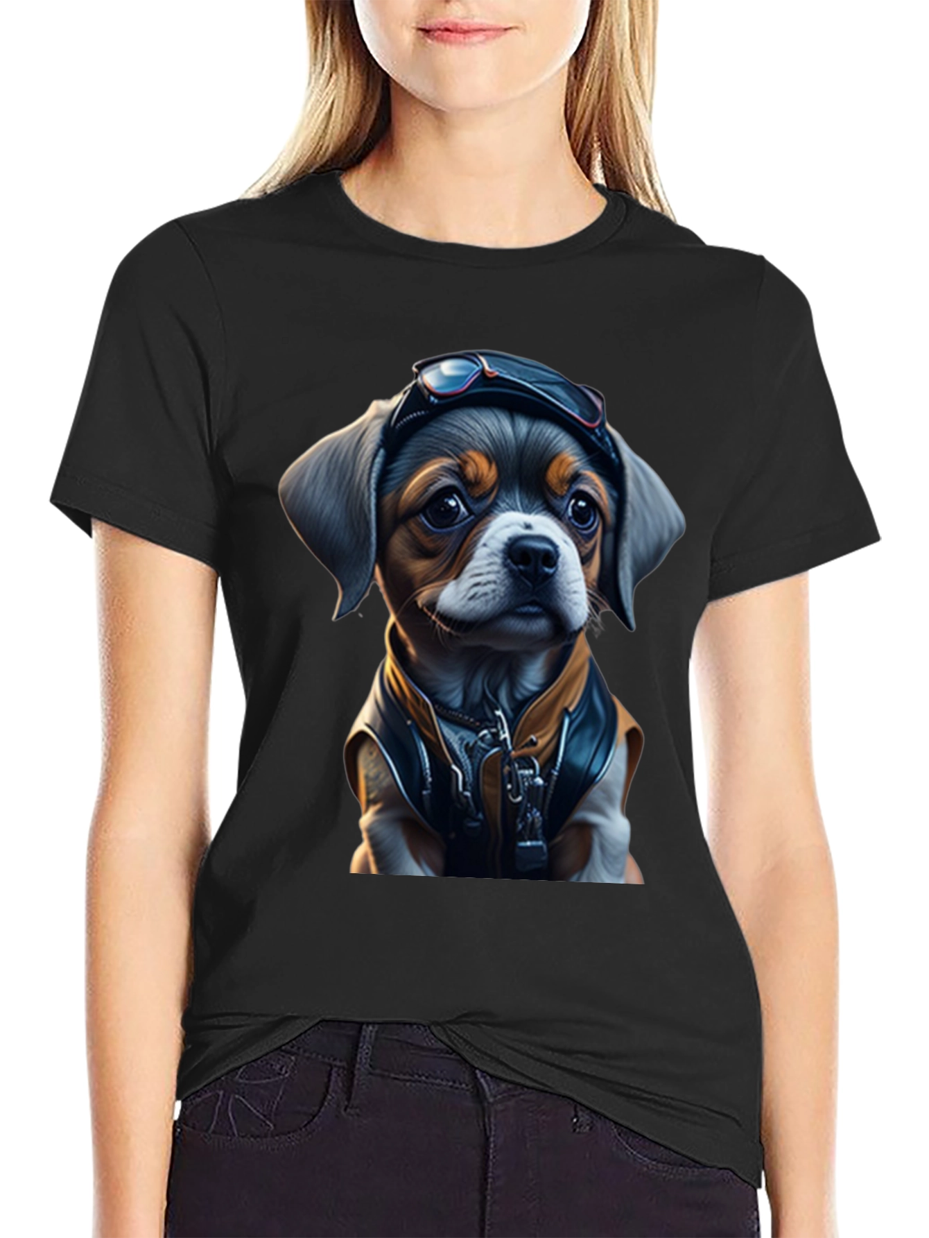 Cool Pup Tee: Pilot Dog Design
