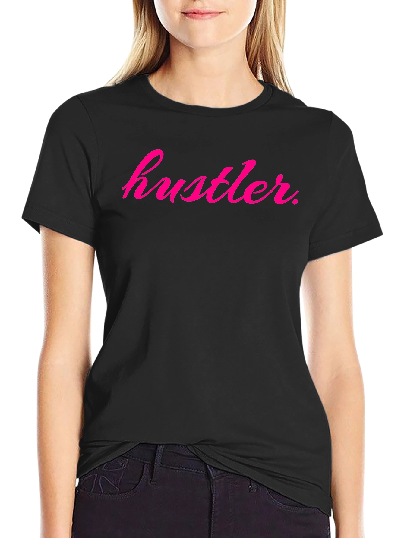 Hustler Graphic Tee - Black T-Shirt