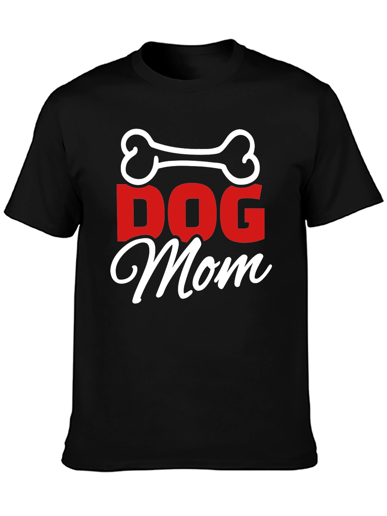 Dog Mom T-Shirt - Bone Graphic Tee