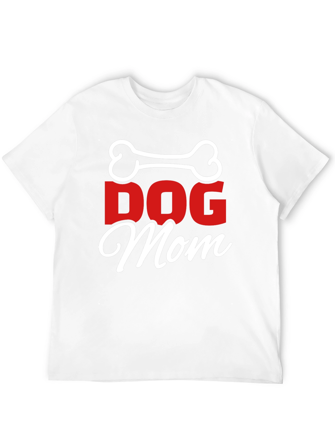 Dog Mom T-Shirt - Bone Graphic Tee