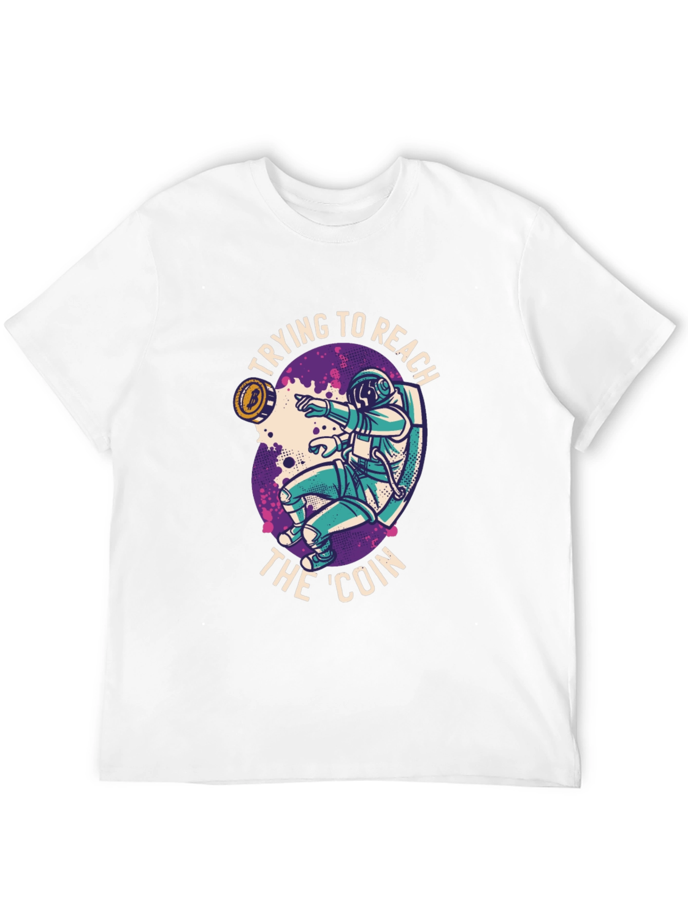 Bitcoin Astronaut T-Shirt - Crypto to the Moon!