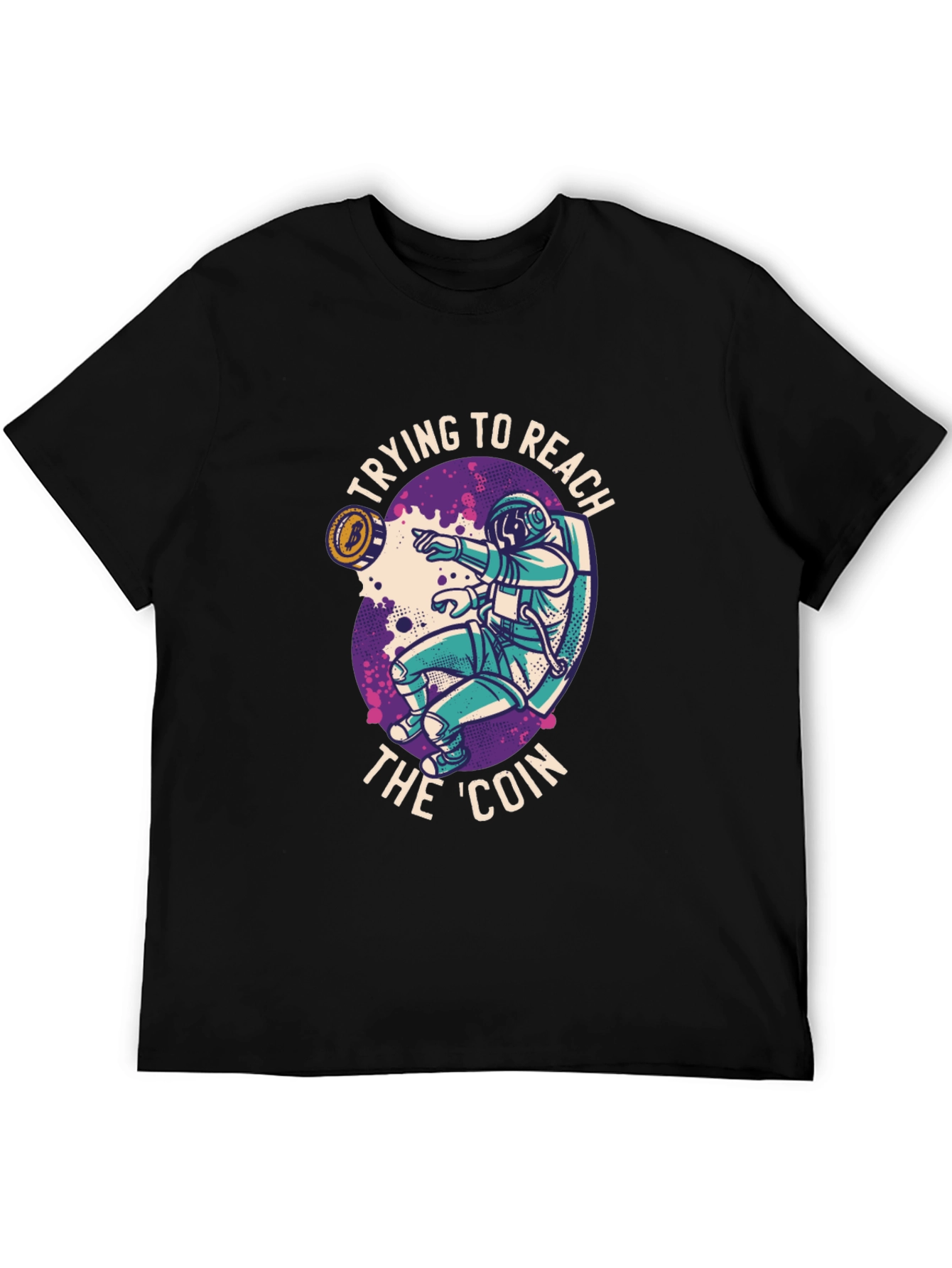 Bitcoin Astronaut T-Shirt - Crypto to the Moon!