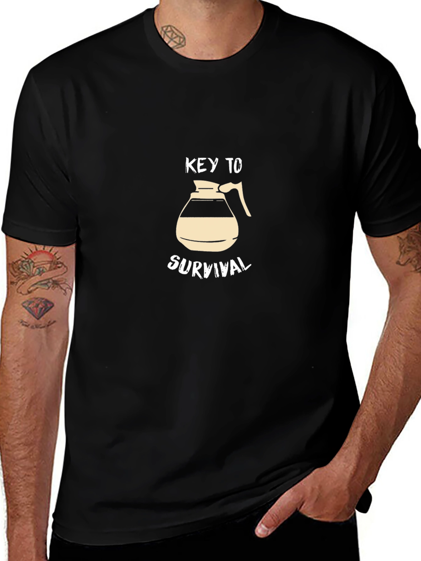 Coffee: Key to Survival Graphic Tee