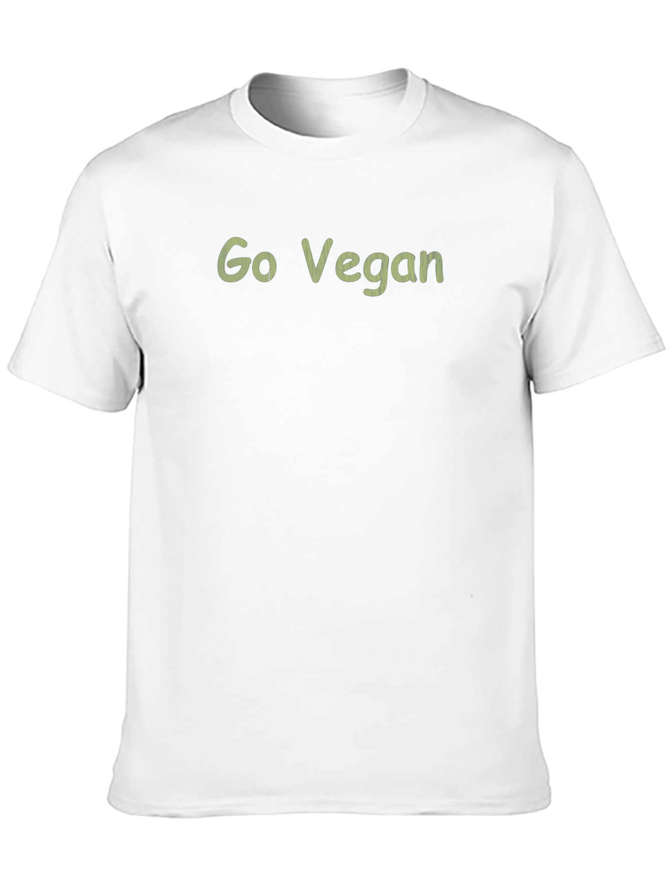 Go Vegan Black Graphic T-Shirt