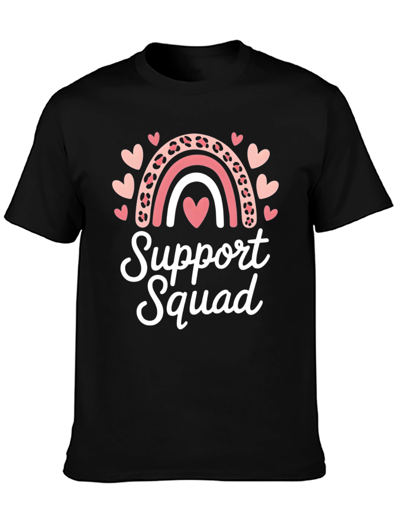 Support Squad Rainbow Graphic Tee