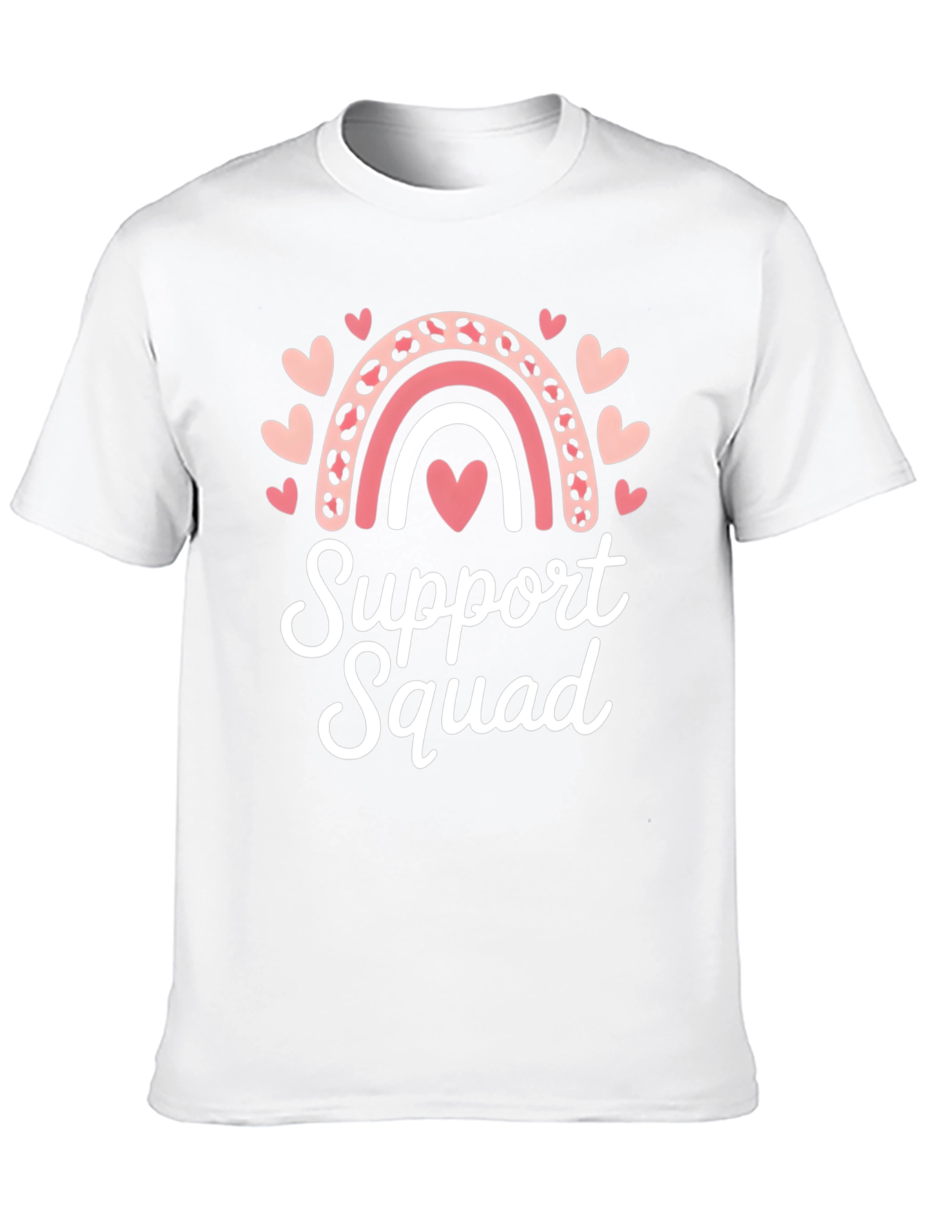 Support Squad Rainbow Graphic Tee