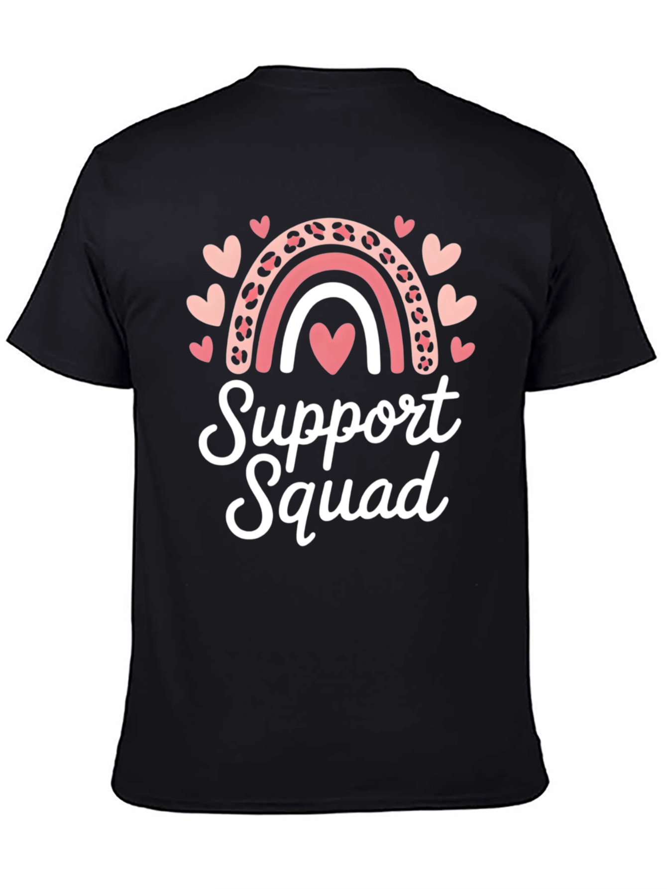Support Squad Rainbow Graphic Tee