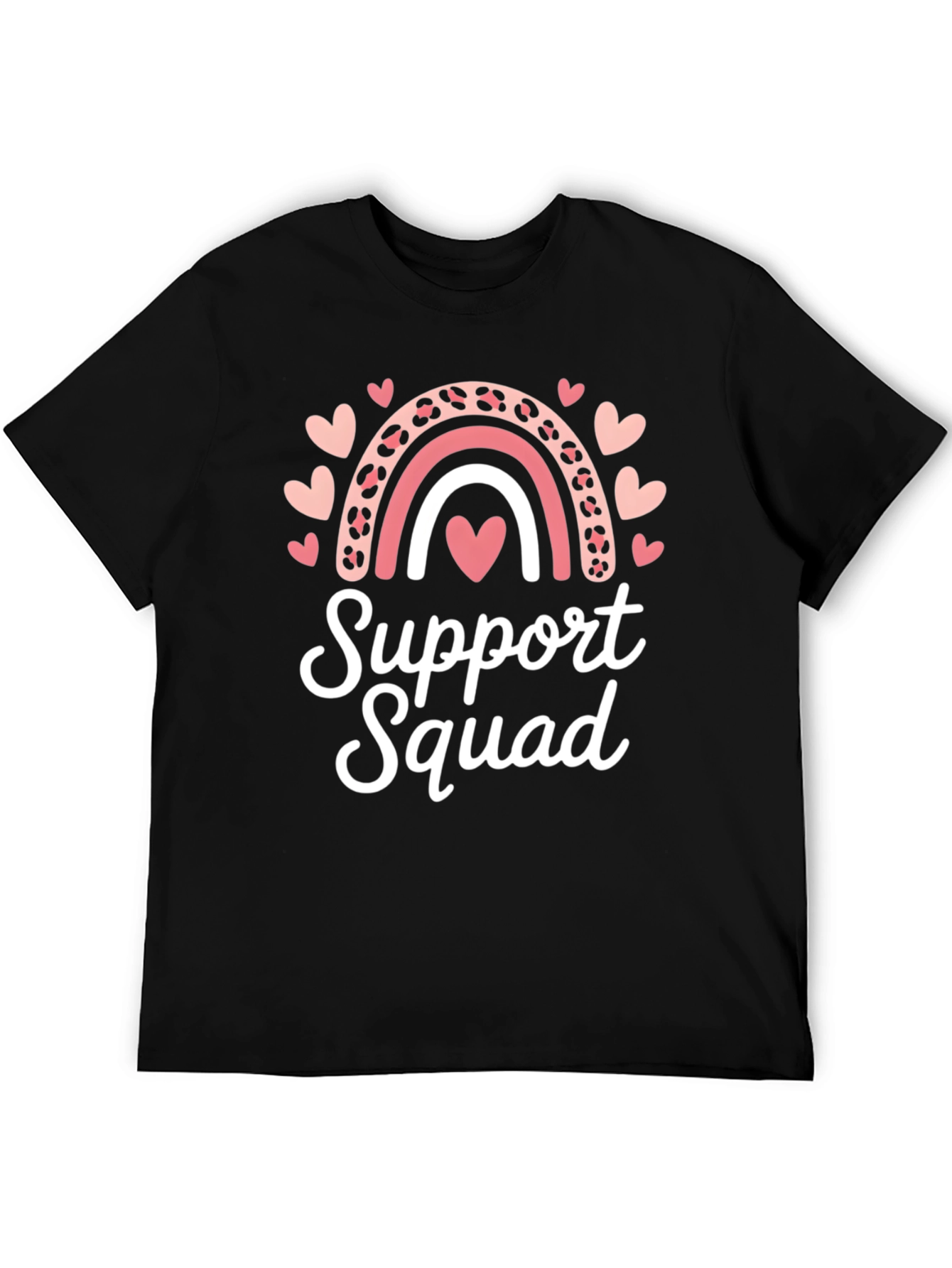 Support Squad Rainbow Graphic Tee