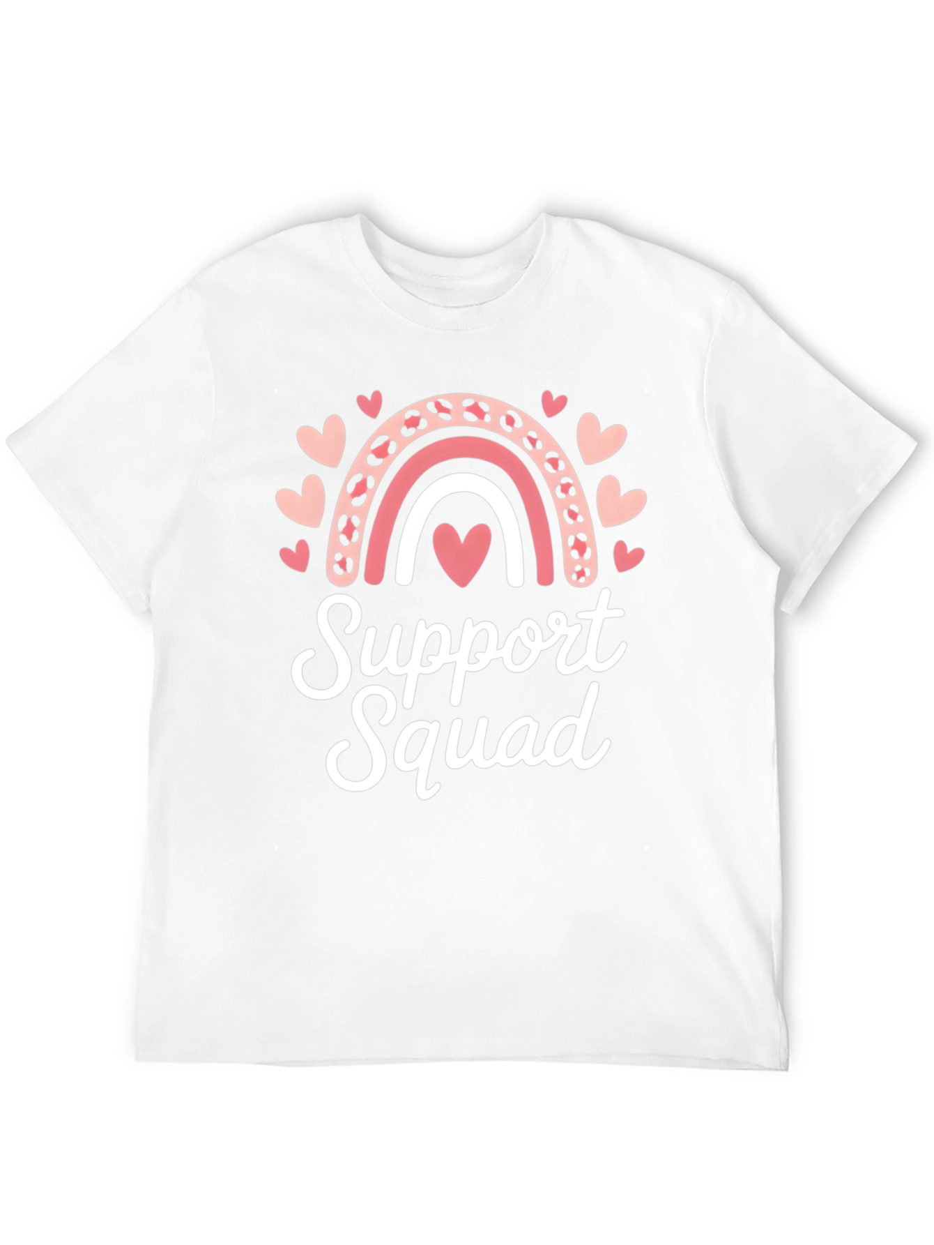 Support Squad Rainbow Graphic Tee