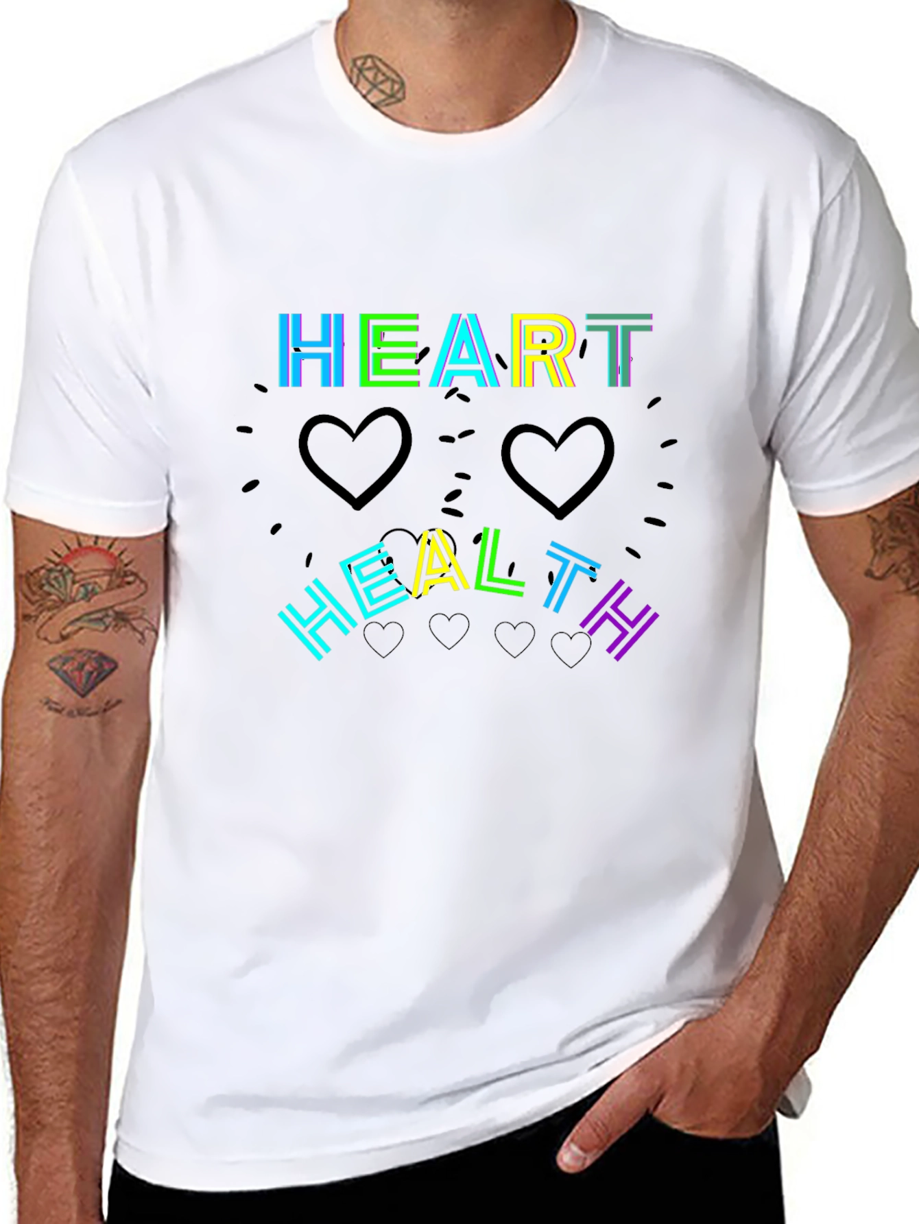 Heart Health T-Shirt - Black