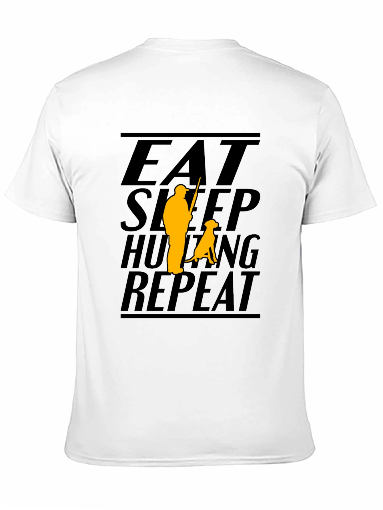 Eat Sleep Hunting Repeat Black T-Shirt