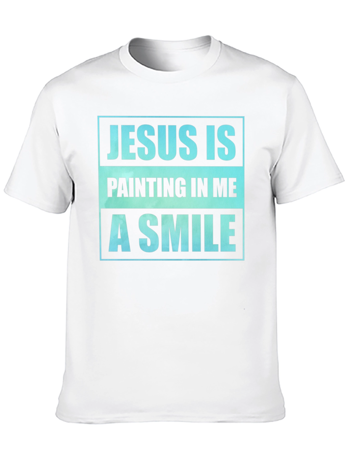 Jesus is Painting in Me a Smile Graphic T-Shirt