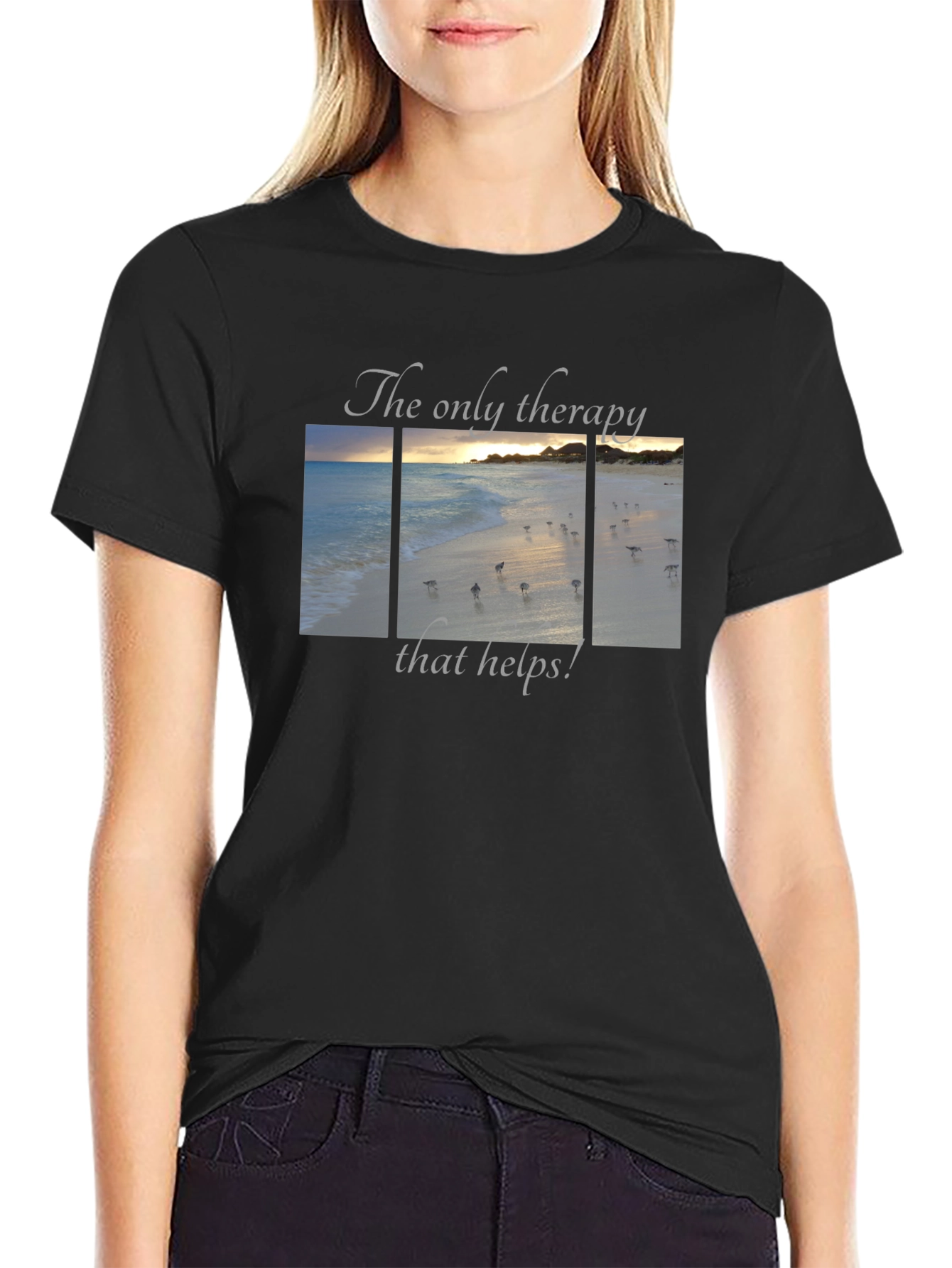 Beach Therapy T-Shirt - Relaxation & Vacation Vibes