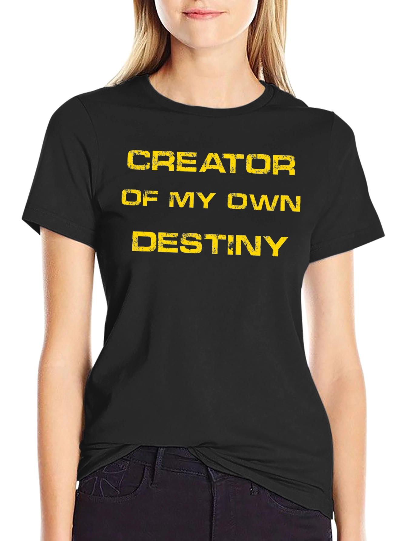 Creator of My Own Destiny Black T-Shirt
