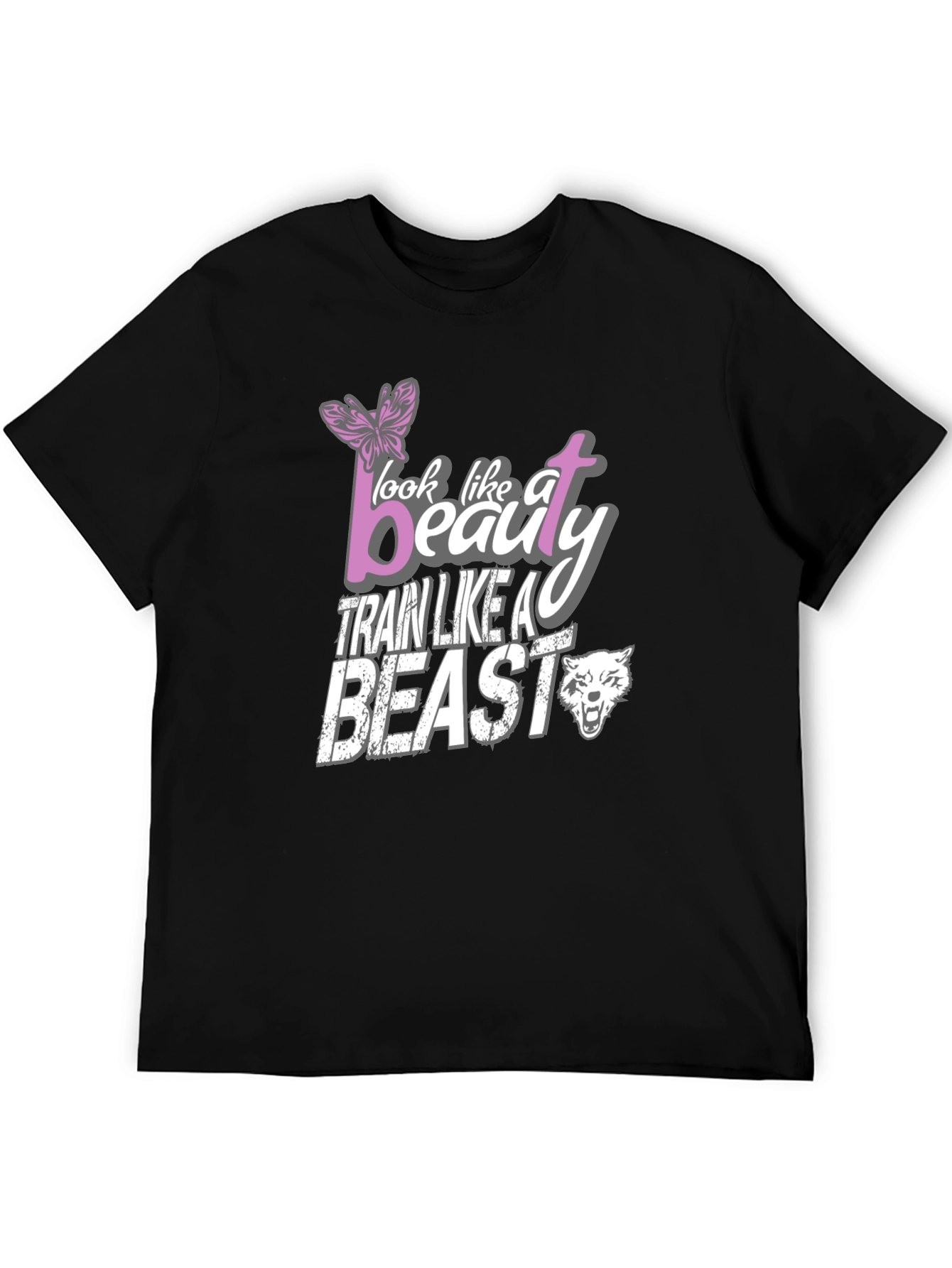 Beauty and Beast T-Shirt | Workout Motivation Tee