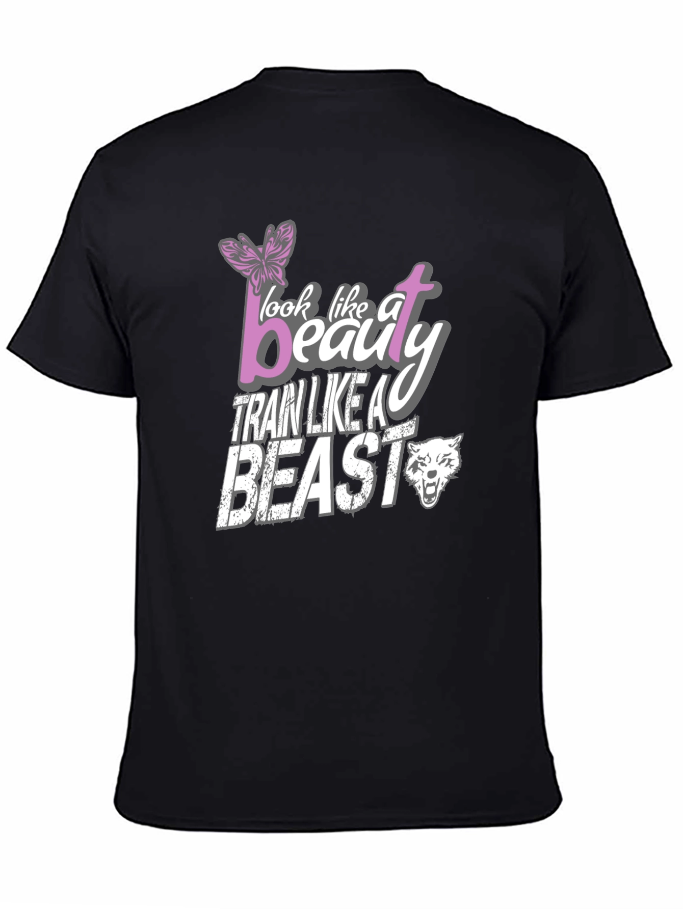 Beauty and Beast T-Shirt | Workout Motivation Tee