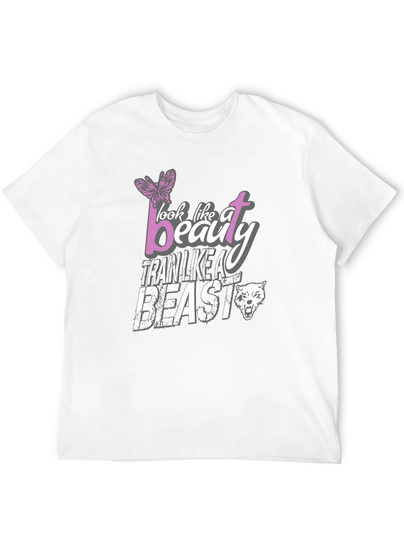 Beauty and Beast T-Shirt | Workout Motivation Tee