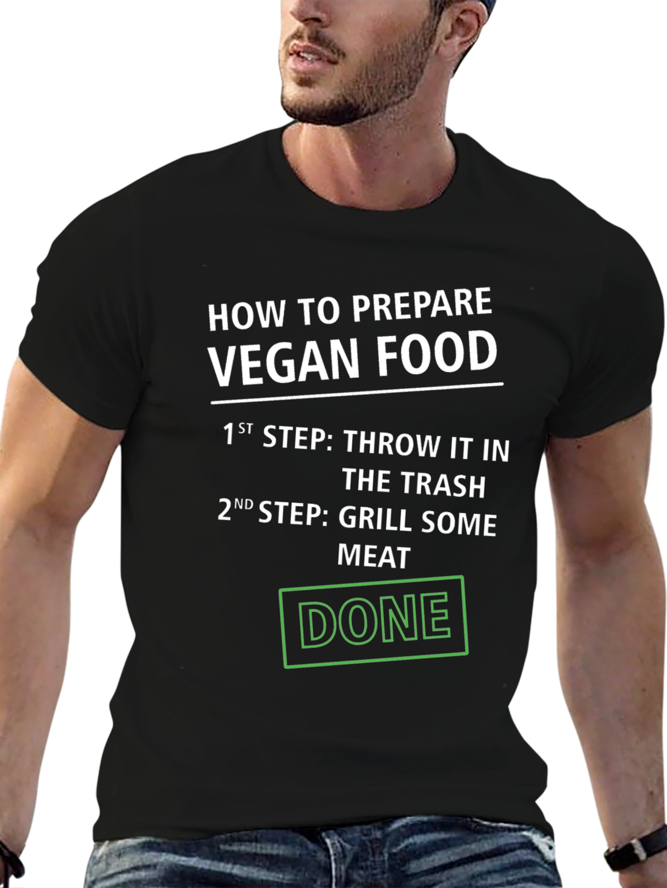 Vegan Food Prep Funny T-Shirt