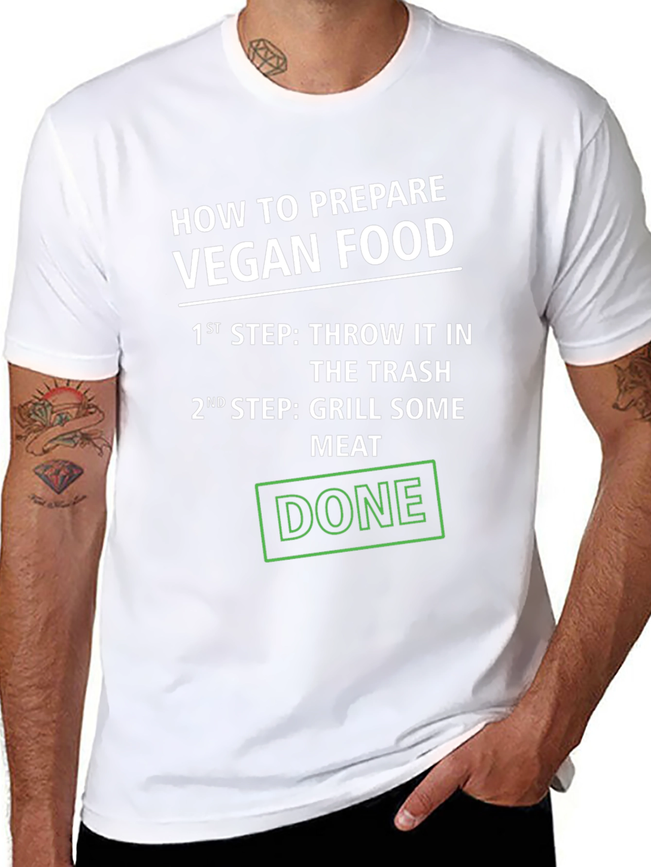 Vegan Food Prep Funny T-Shirt