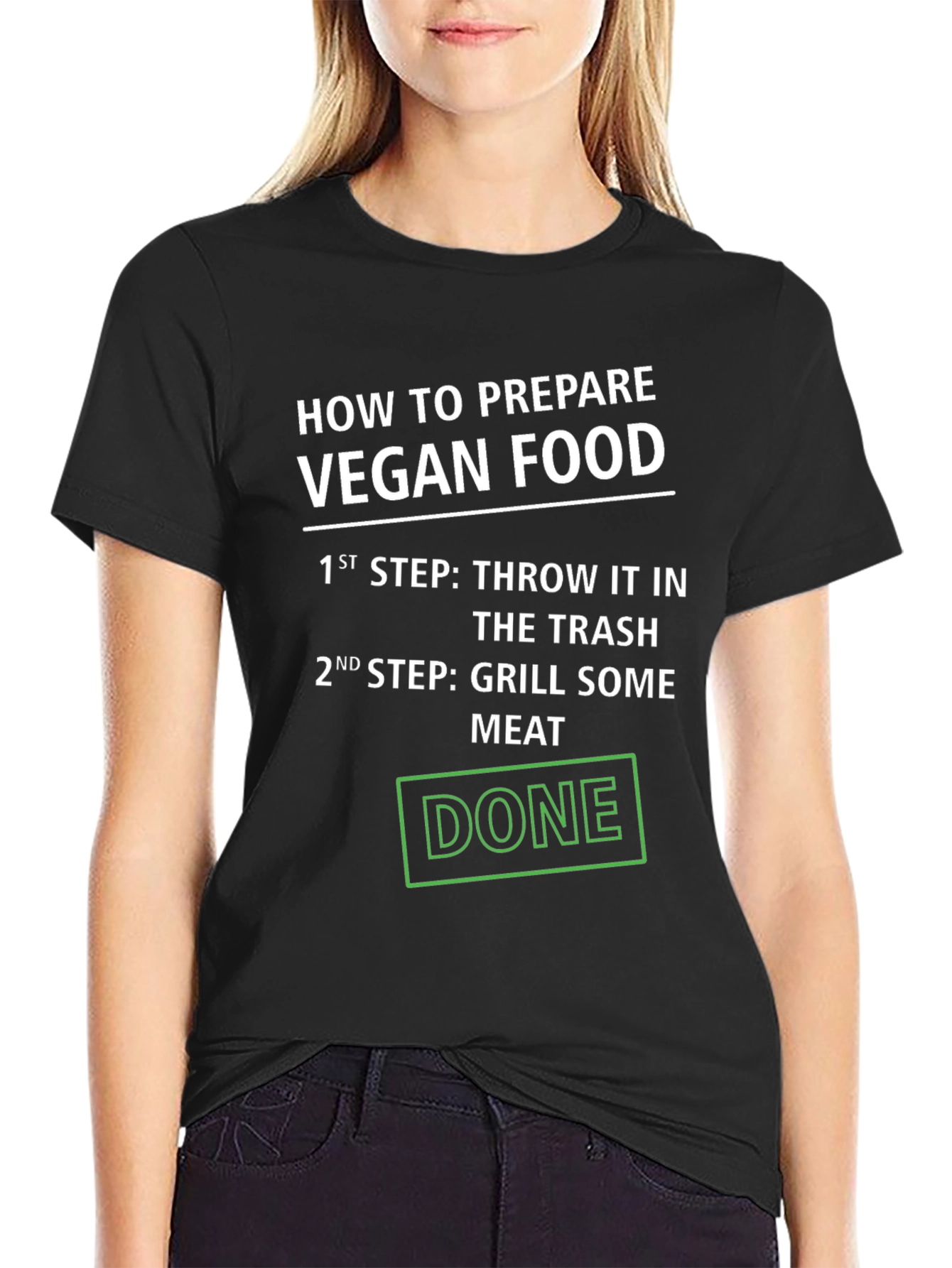 Vegan Food Prep Funny T-Shirt