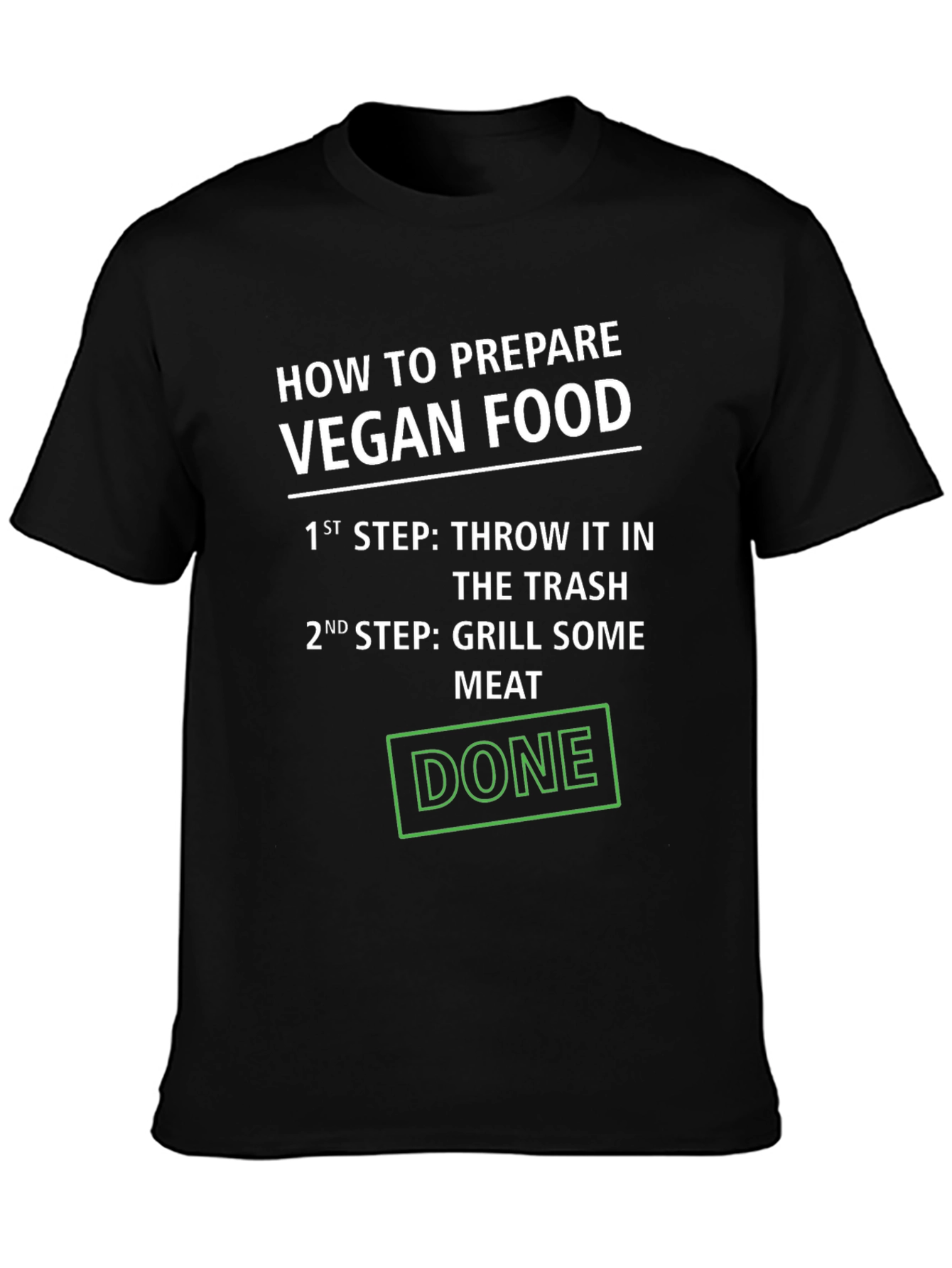 Vegan Food Prep Funny T-Shirt