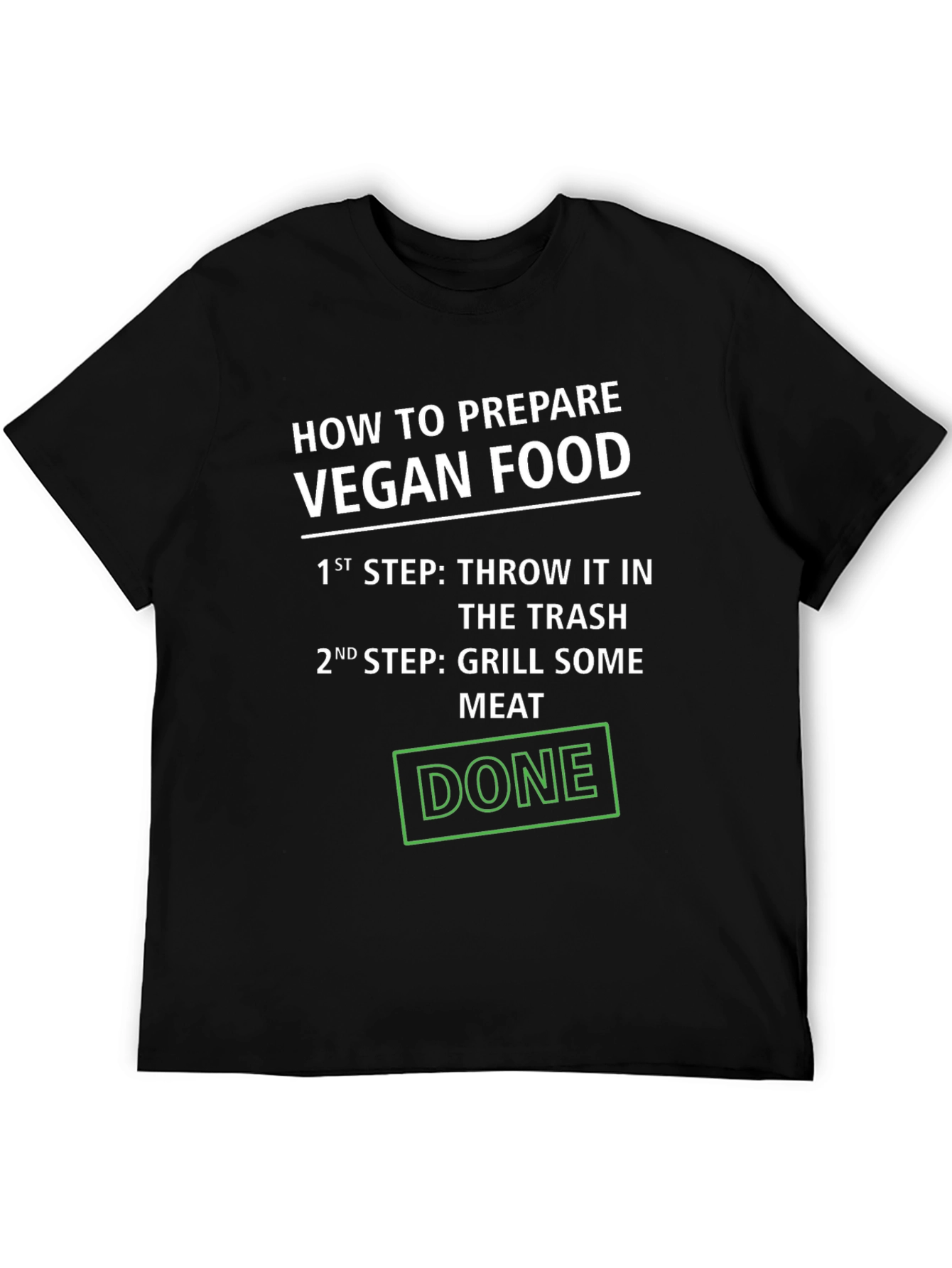 Vegan Food Prep Funny T-Shirt