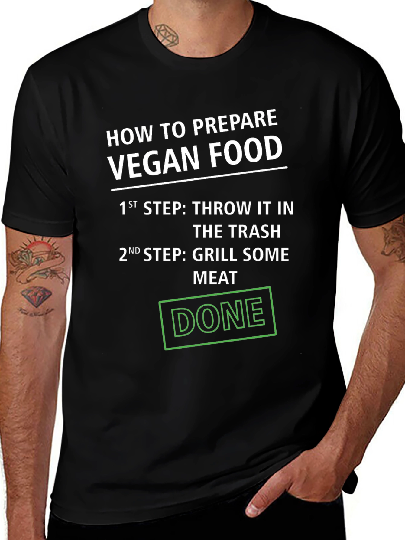 Vegan Food Prep Funny T-Shirt
