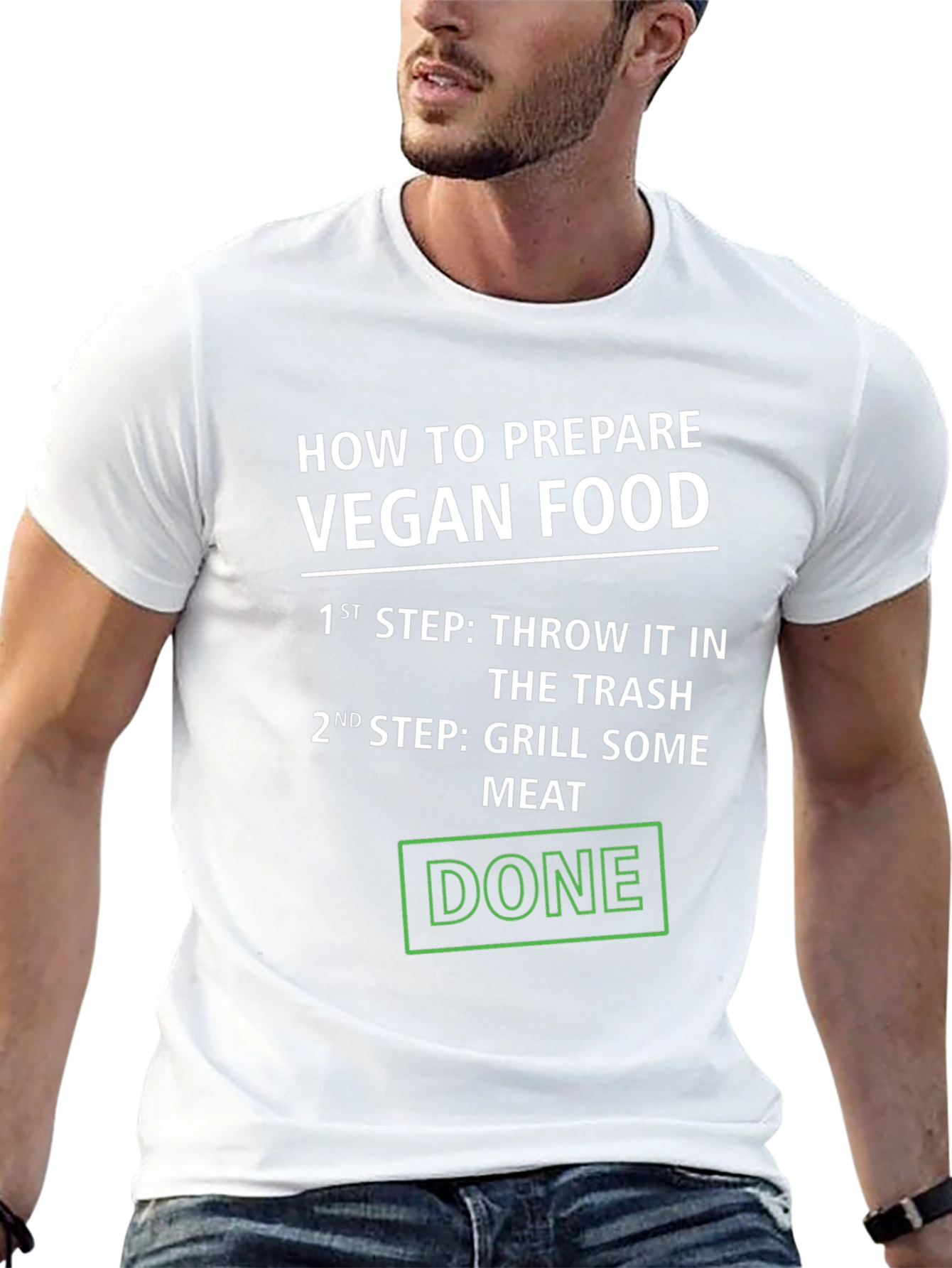 Vegan Food Prep Funny T-Shirt