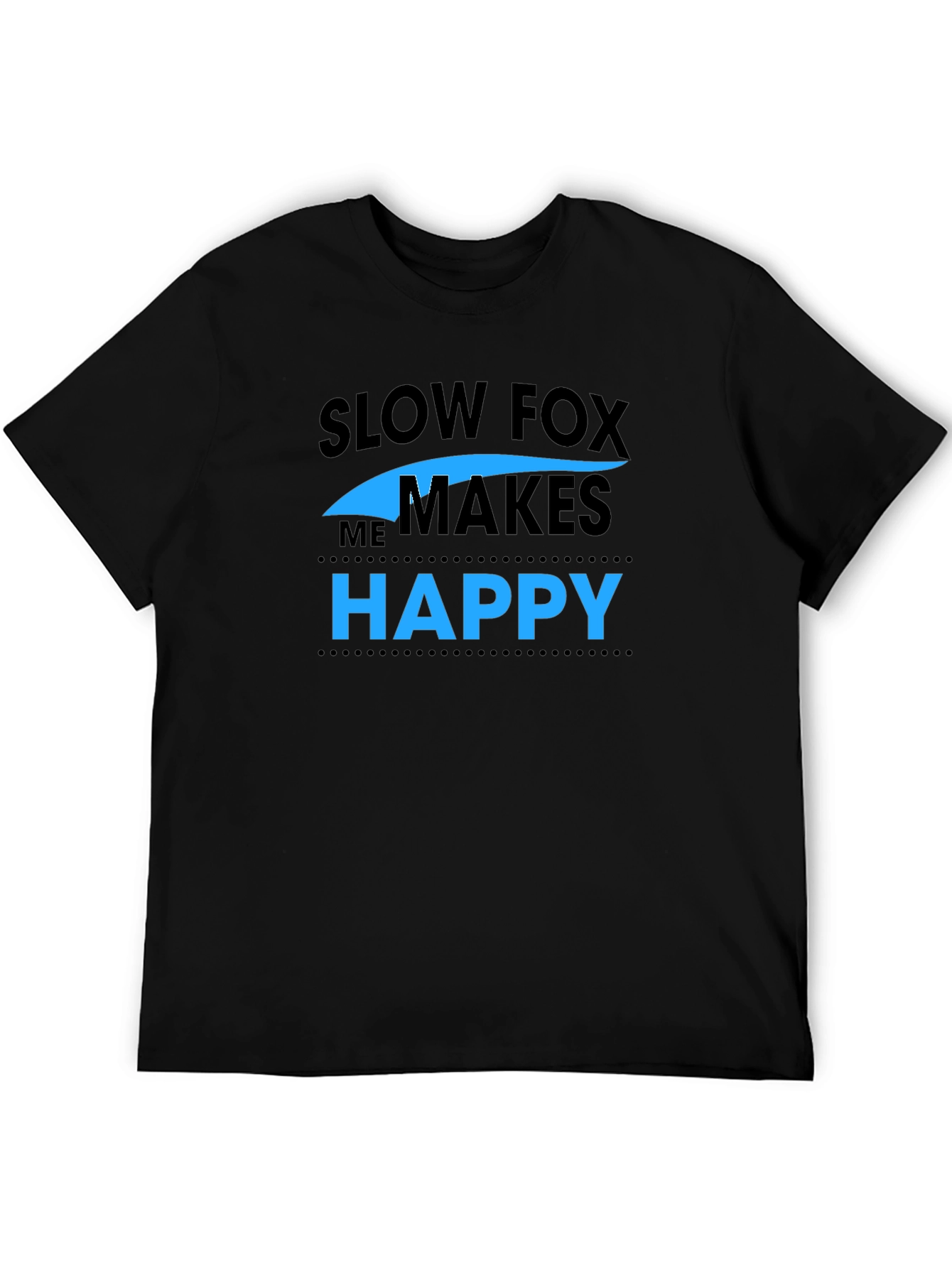 Slow Fox Makes Me Happy Graphic Tee