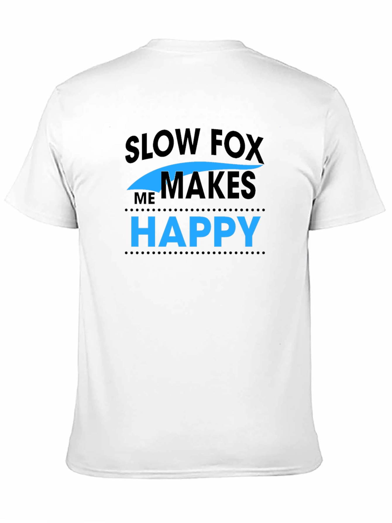 Slow Fox Makes Me Happy Graphic Tee