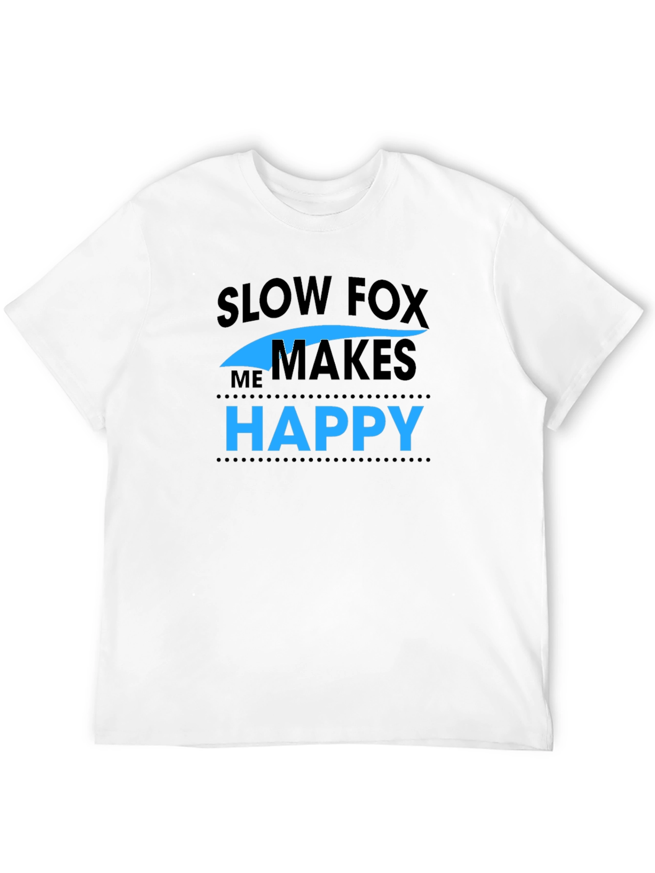 Slow Fox Makes Me Happy Graphic Tee