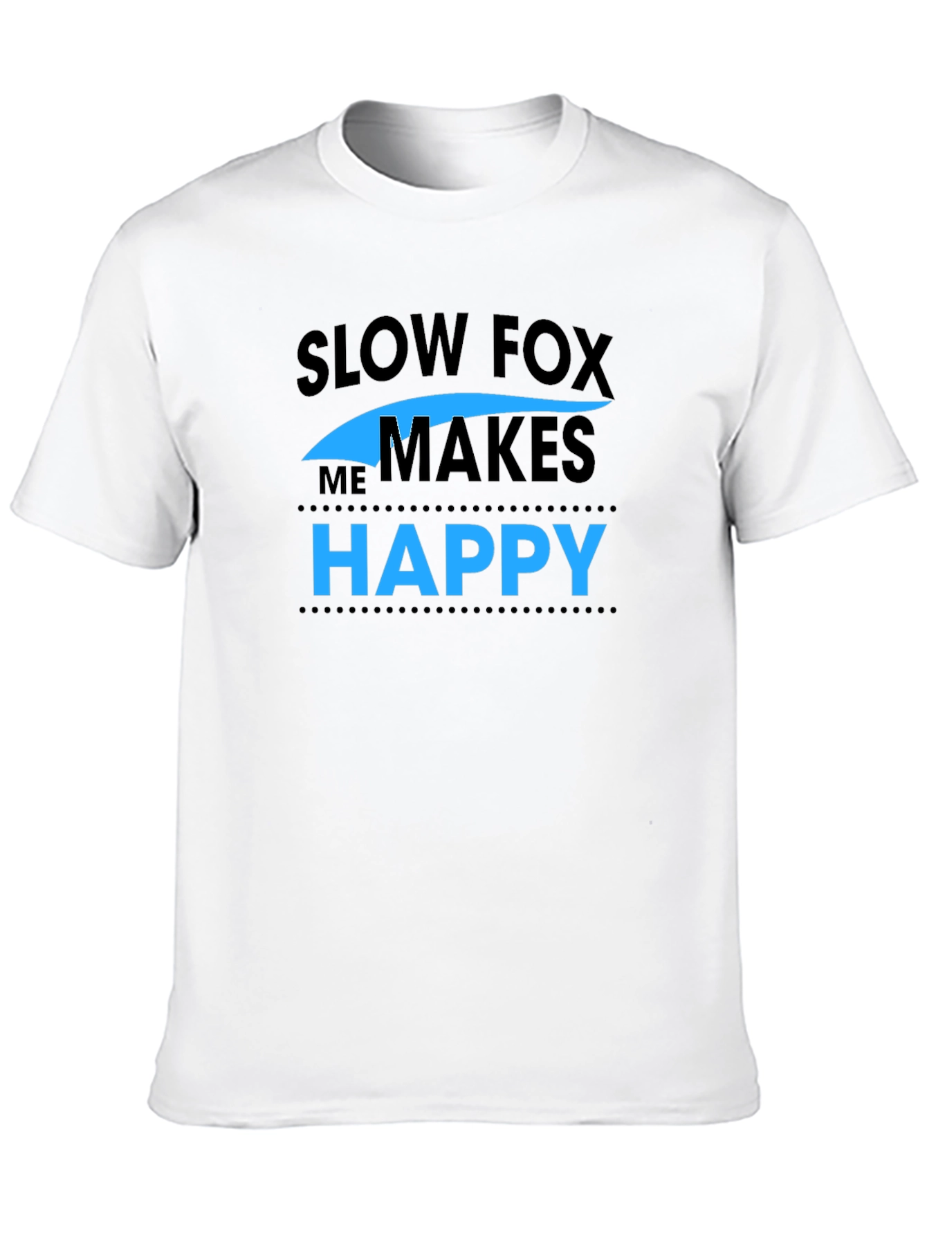 Slow Fox Makes Me Happy Graphic Tee