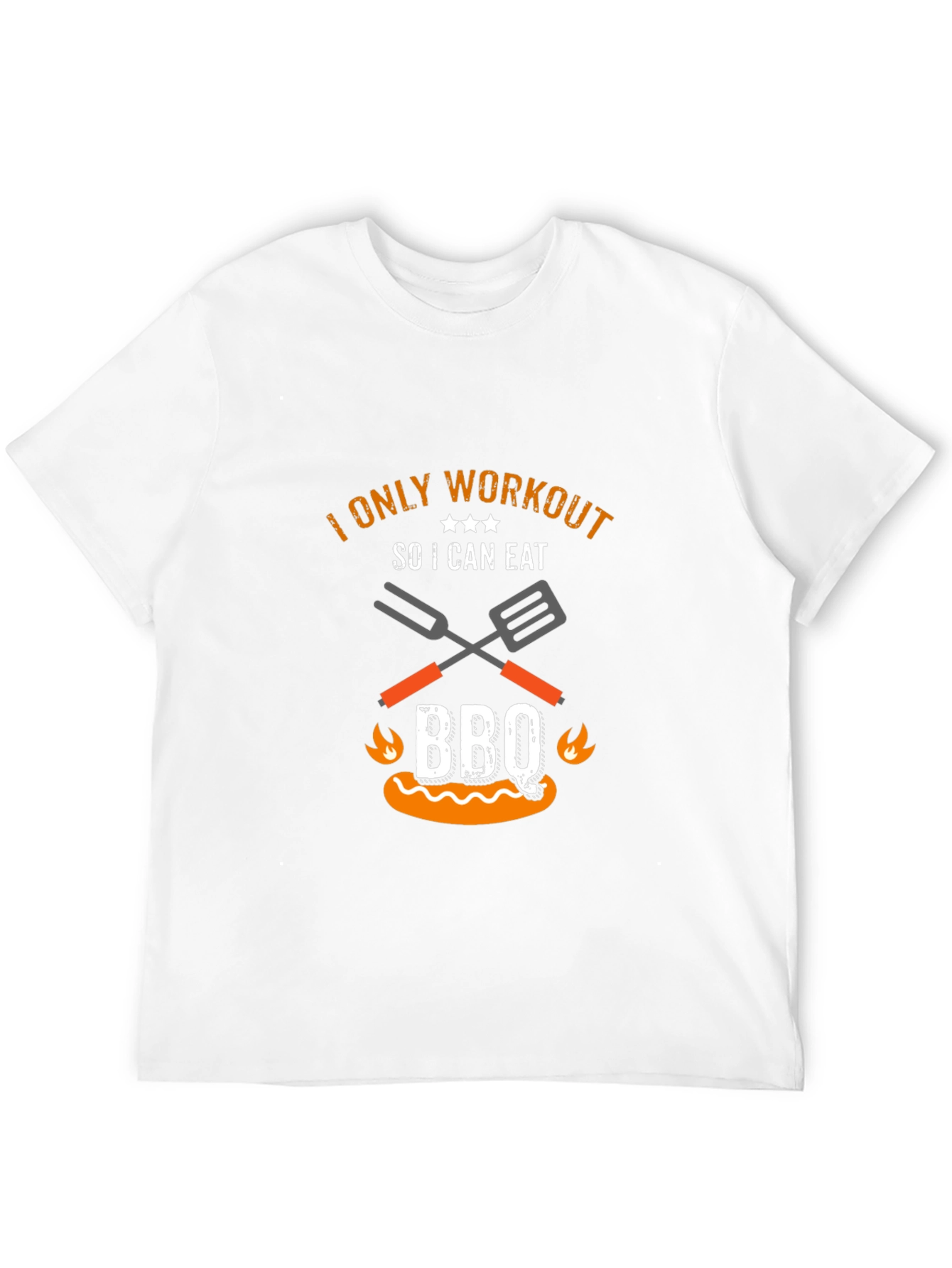 Funny BBQ Workout T-Shirt