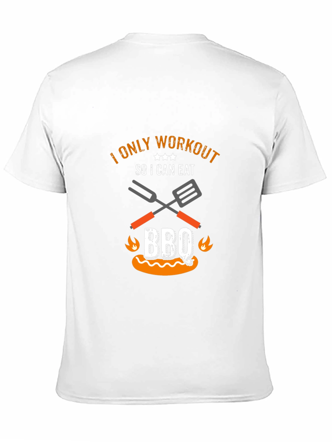 Funny BBQ Workout T-Shirt
