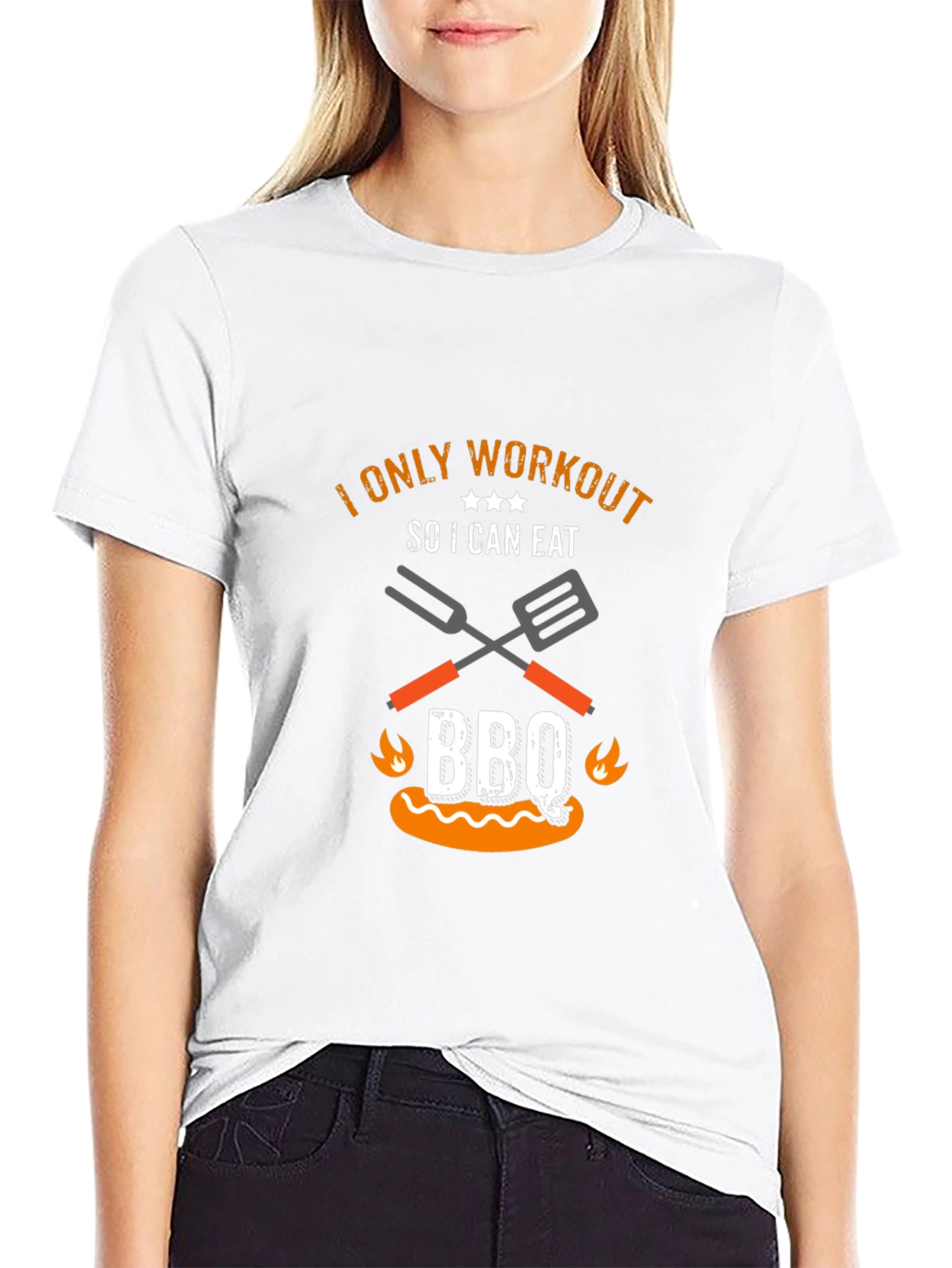 Funny BBQ Workout T-Shirt