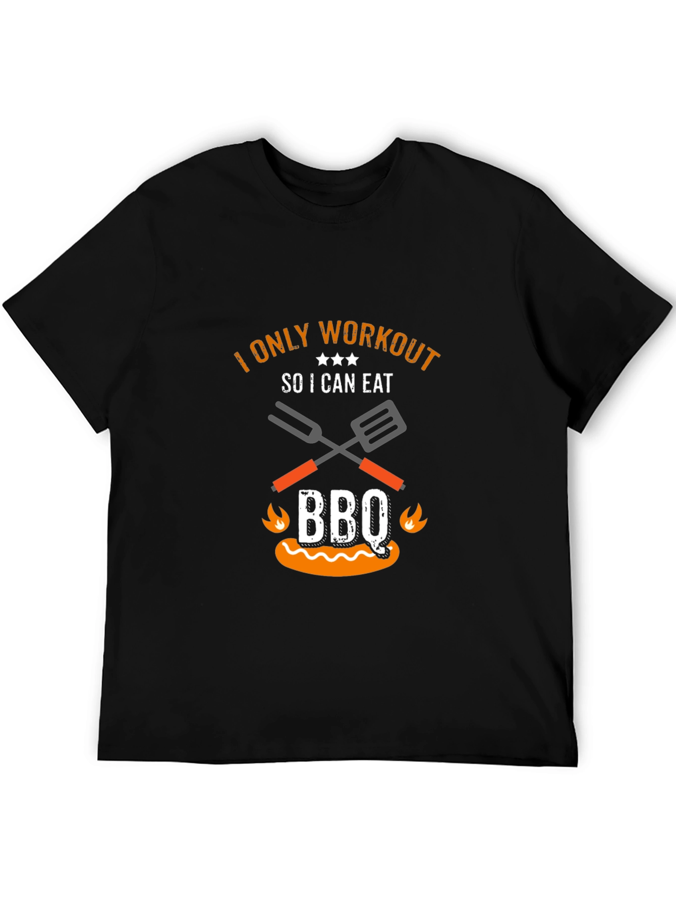 Funny BBQ Workout T-Shirt