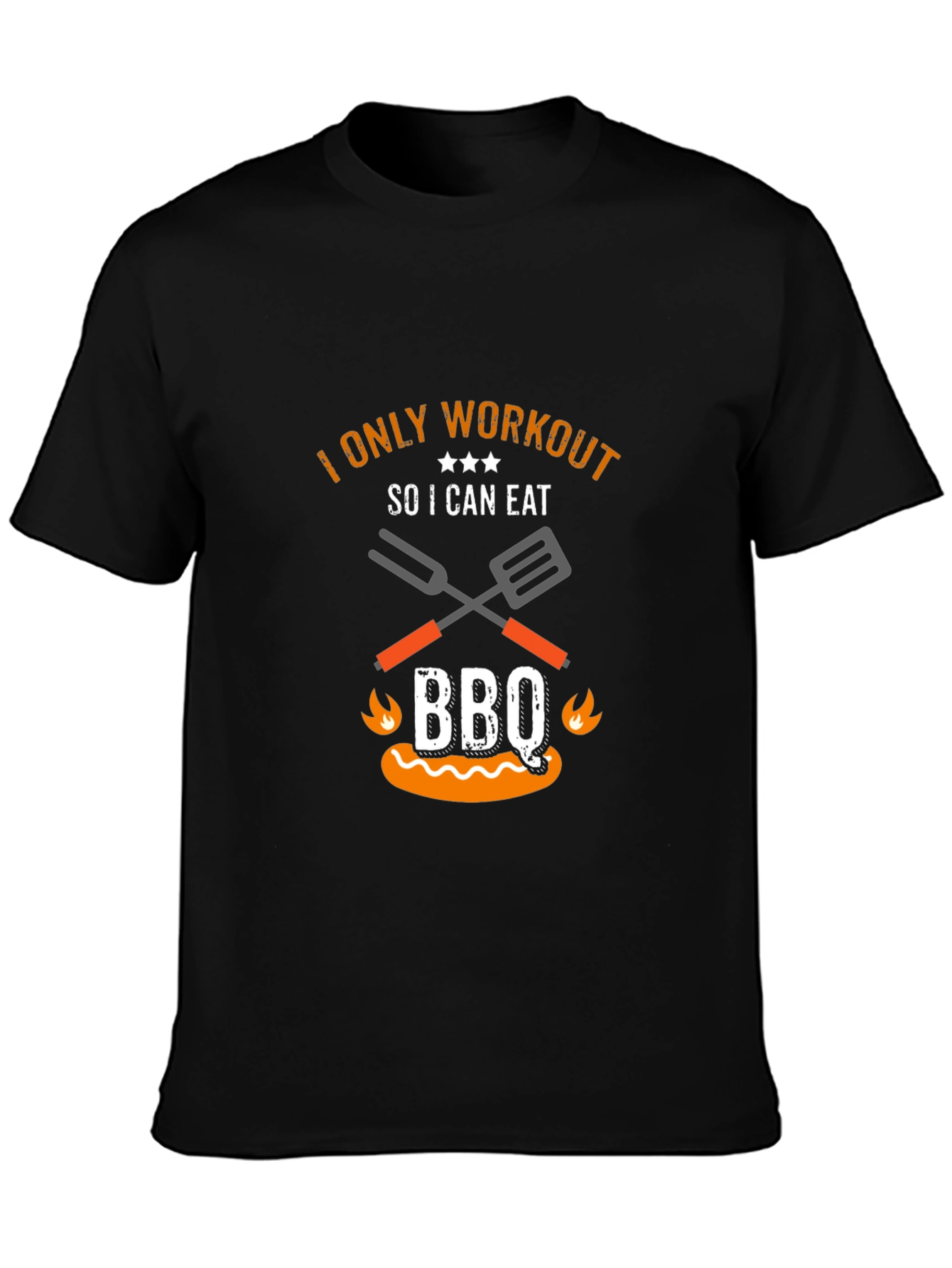 Funny BBQ Workout T-Shirt
