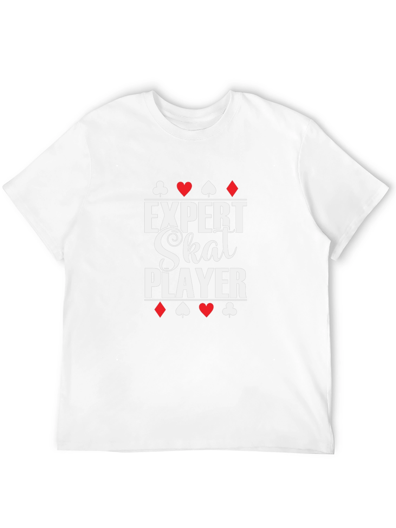 Expert Skat Player T-Shirt - Card Game Tee