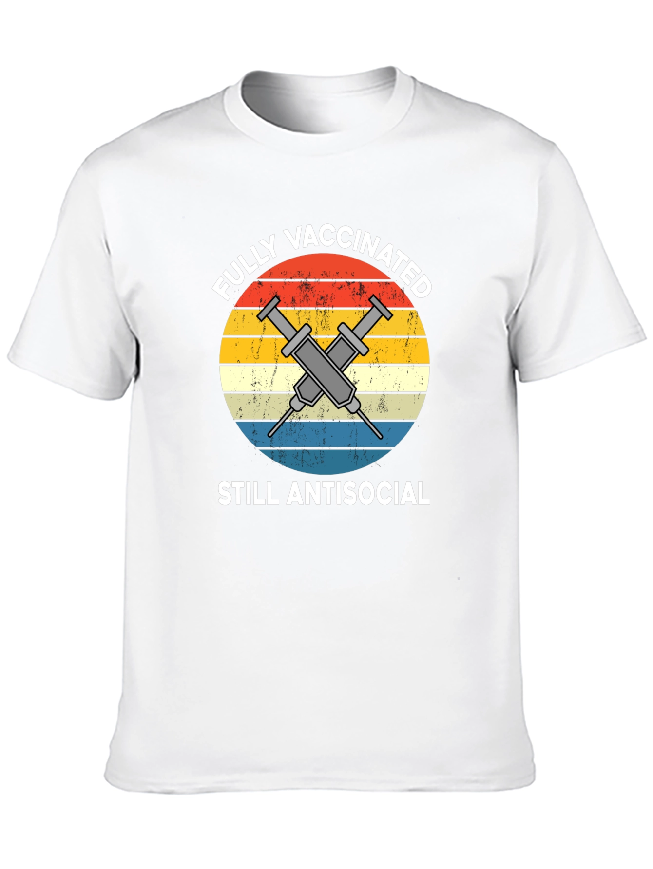 Fully Vaccinated Still Antisocial Graphic Tee