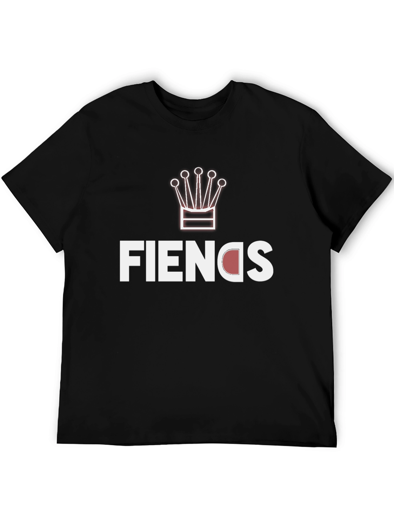 Fiends Graphic Tee - Black Cotton Blend