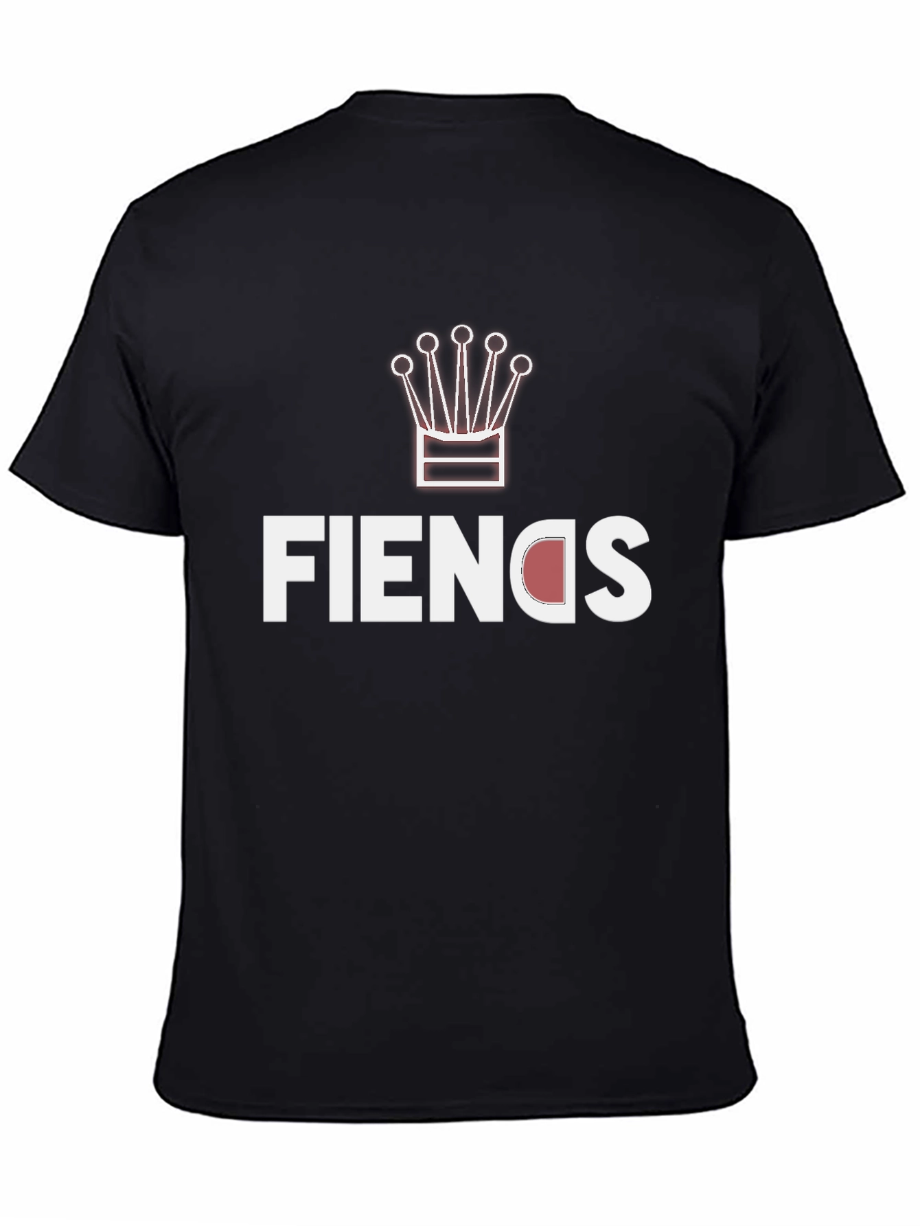 Fiends Graphic Tee - Black Cotton Blend
