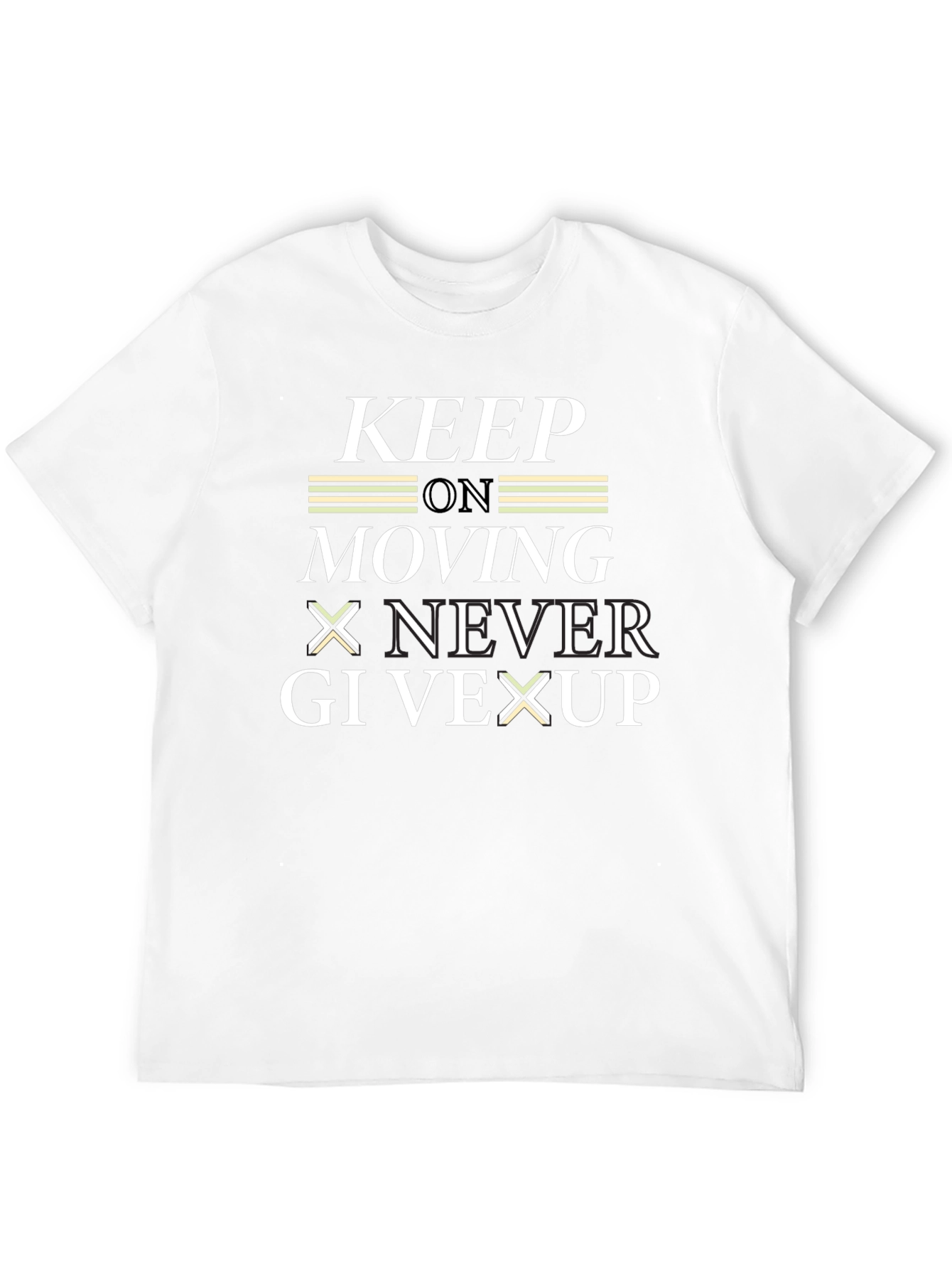 Keep On Moving Graphic Print T-Shirt