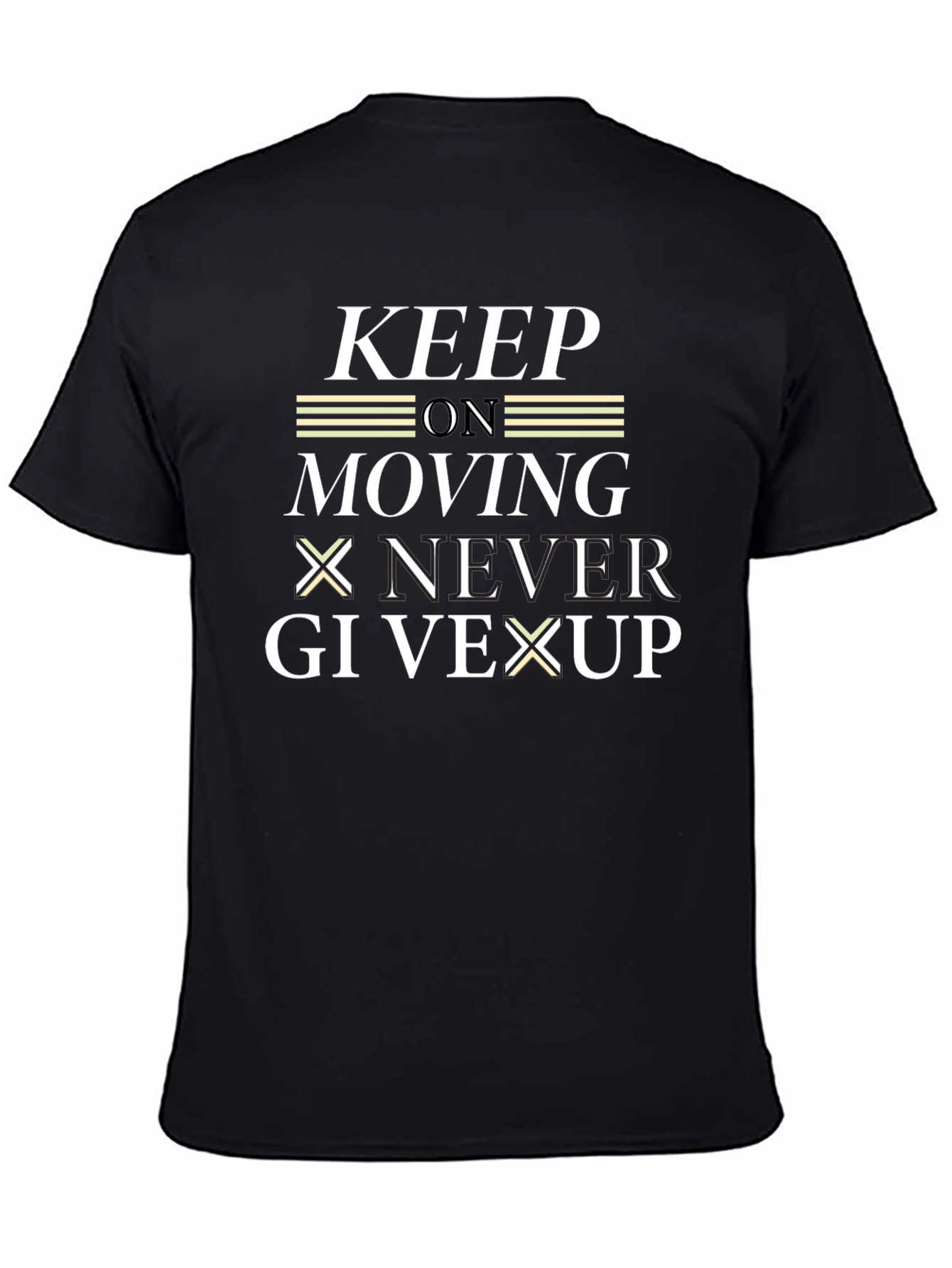 Keep On Moving Graphic Print T-Shirt