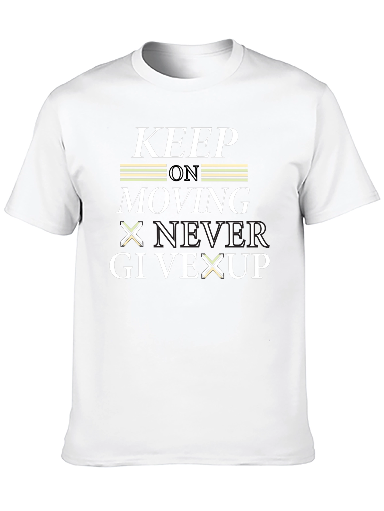 Keep On Moving Graphic Print T-Shirt