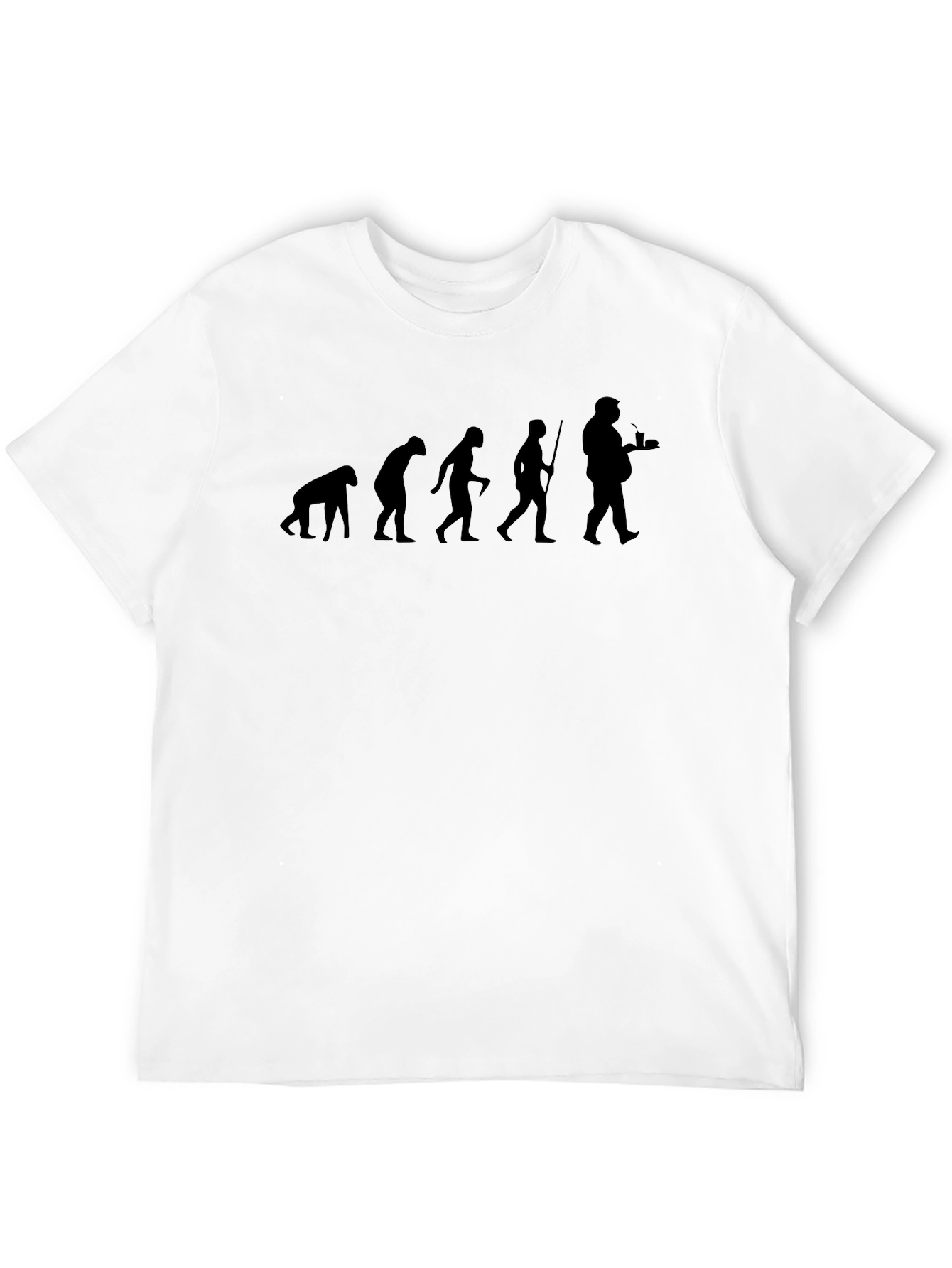 Evolution of Man Funny Graphic T-Shirt