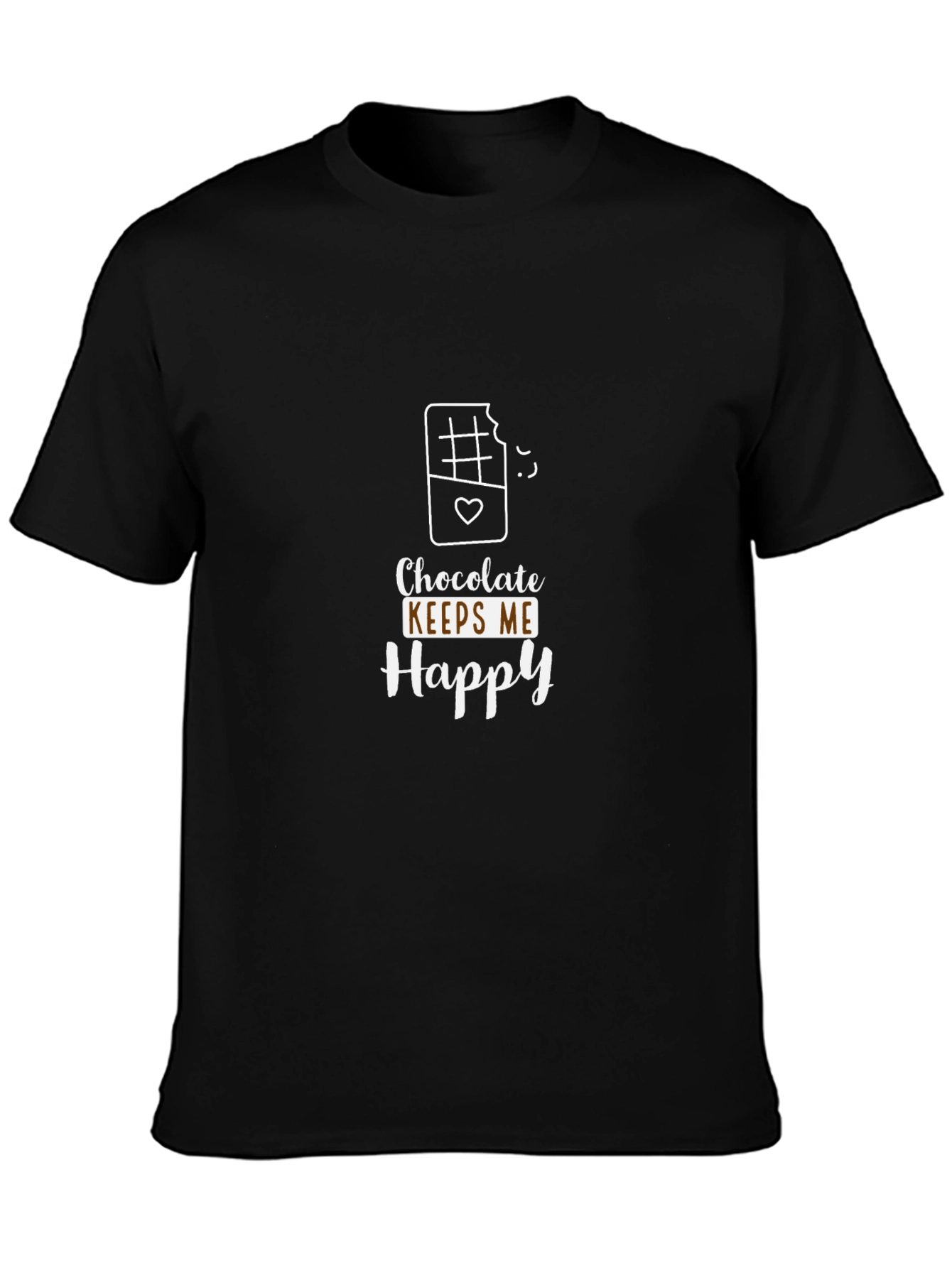 Chocolate Keeps Me Happy Graphic Tee